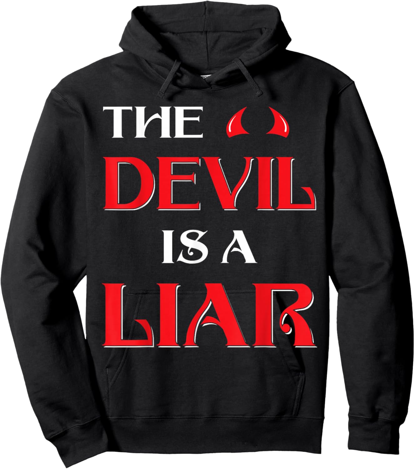 The Devil Is a Liar Hoodie - Hoodie | Black