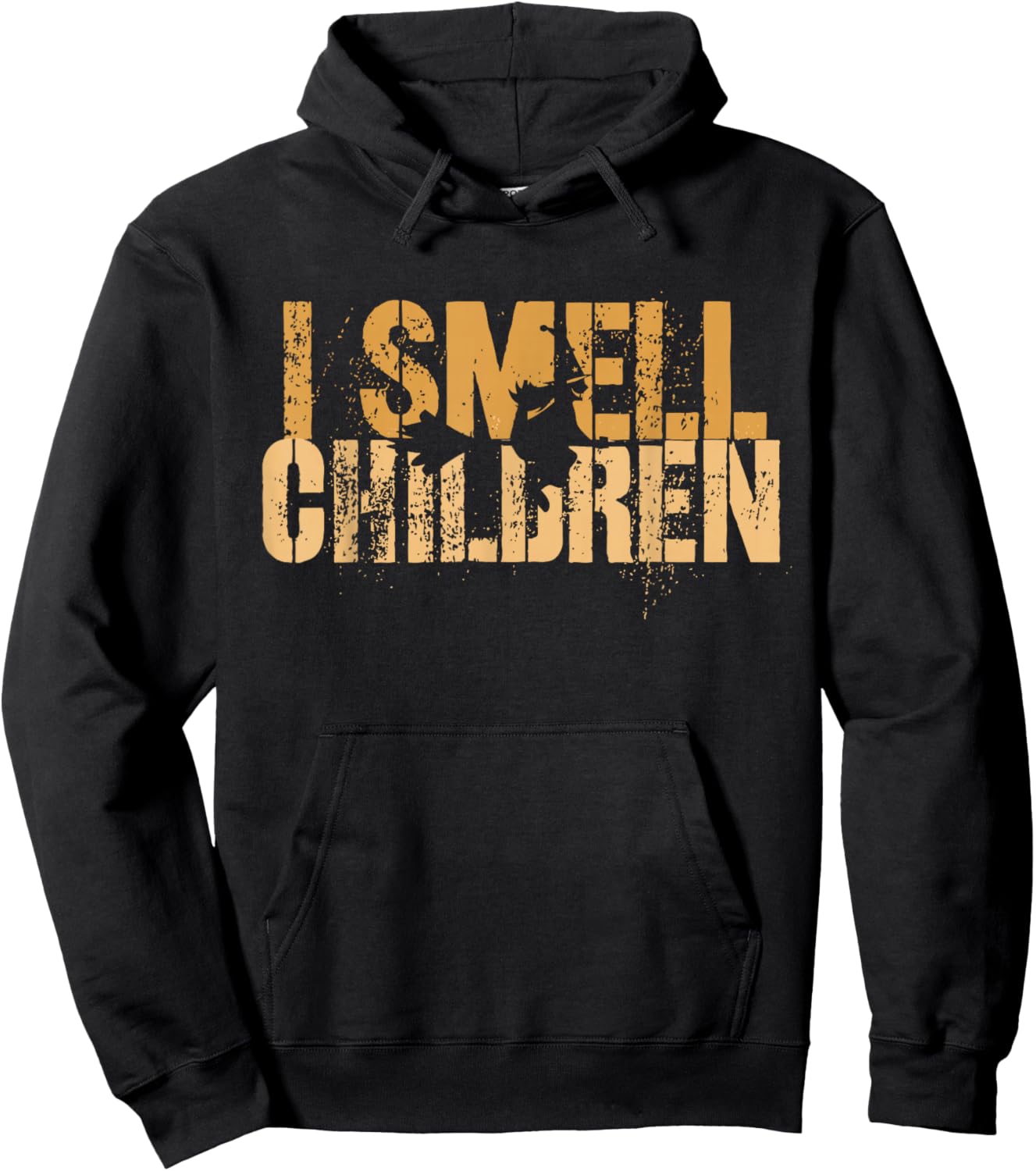 Funny I SMELL CHILDREN Halloween Teacher Classroom I Teach Hoodie - Hoodie | Black