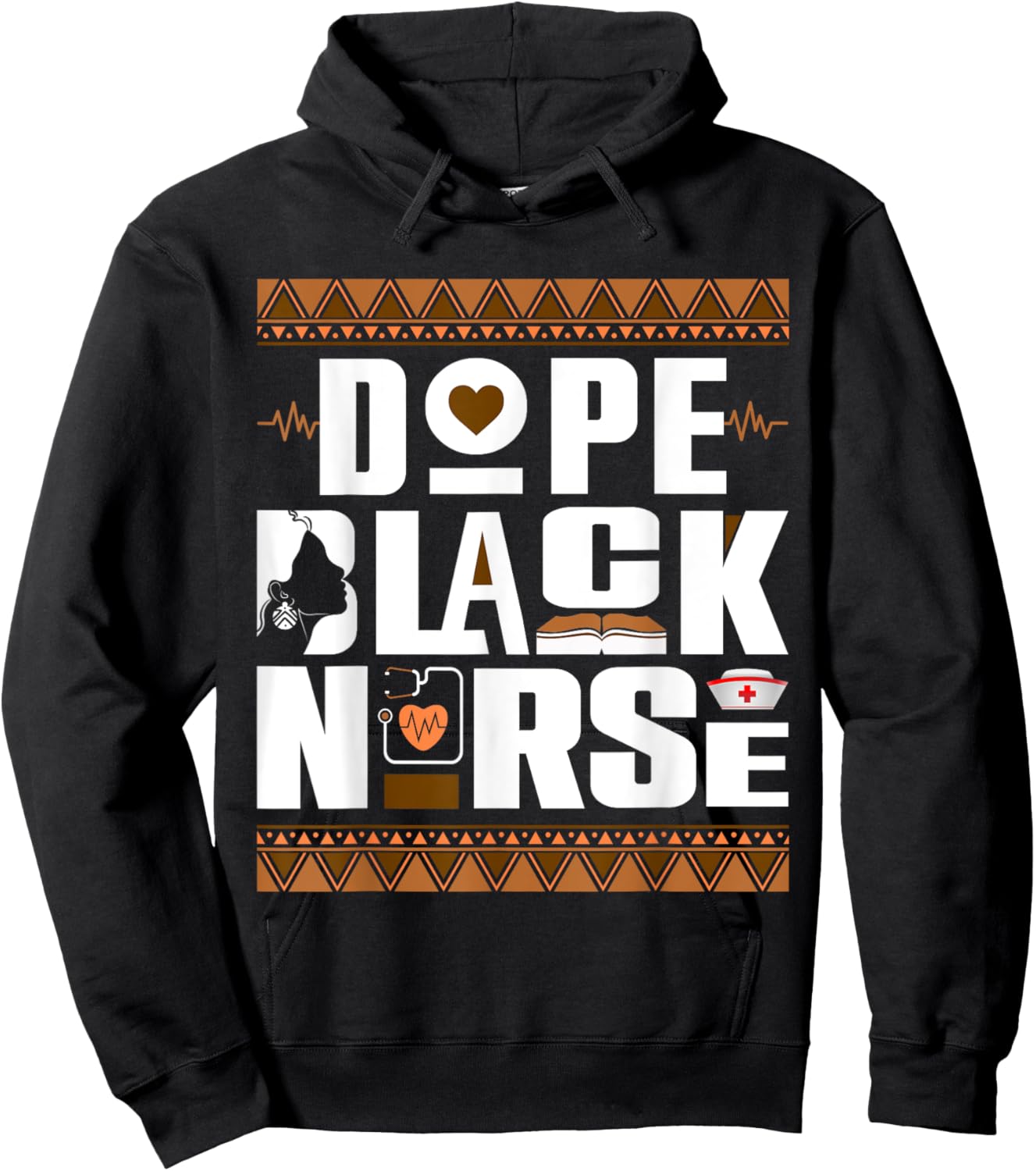 Unapologetically Dope Black Nurse Melanin Pride Nursing Hoodie - Hoodie | Black