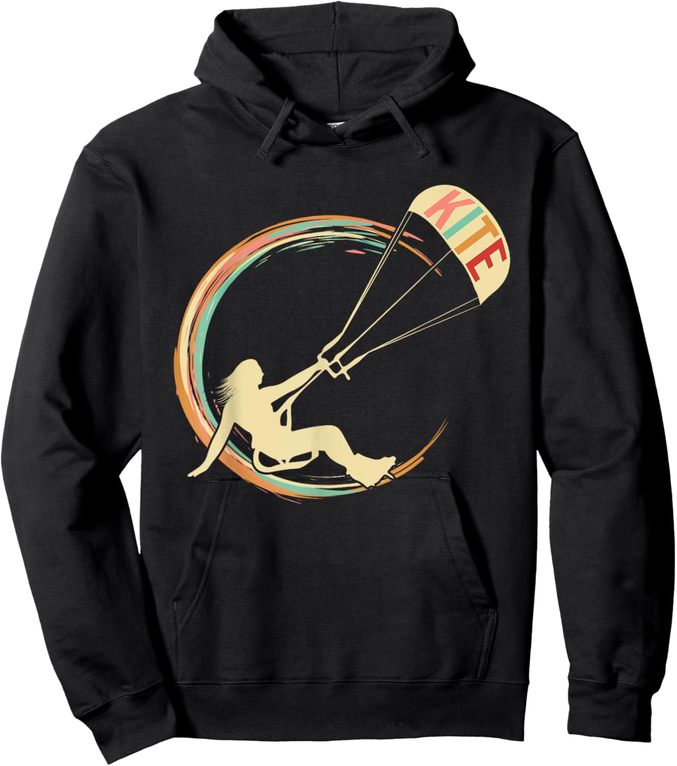 Kite - Kitesurfing Kiteboarding Windsurfing Kitesurfer Hoodie - Hoodie | Black