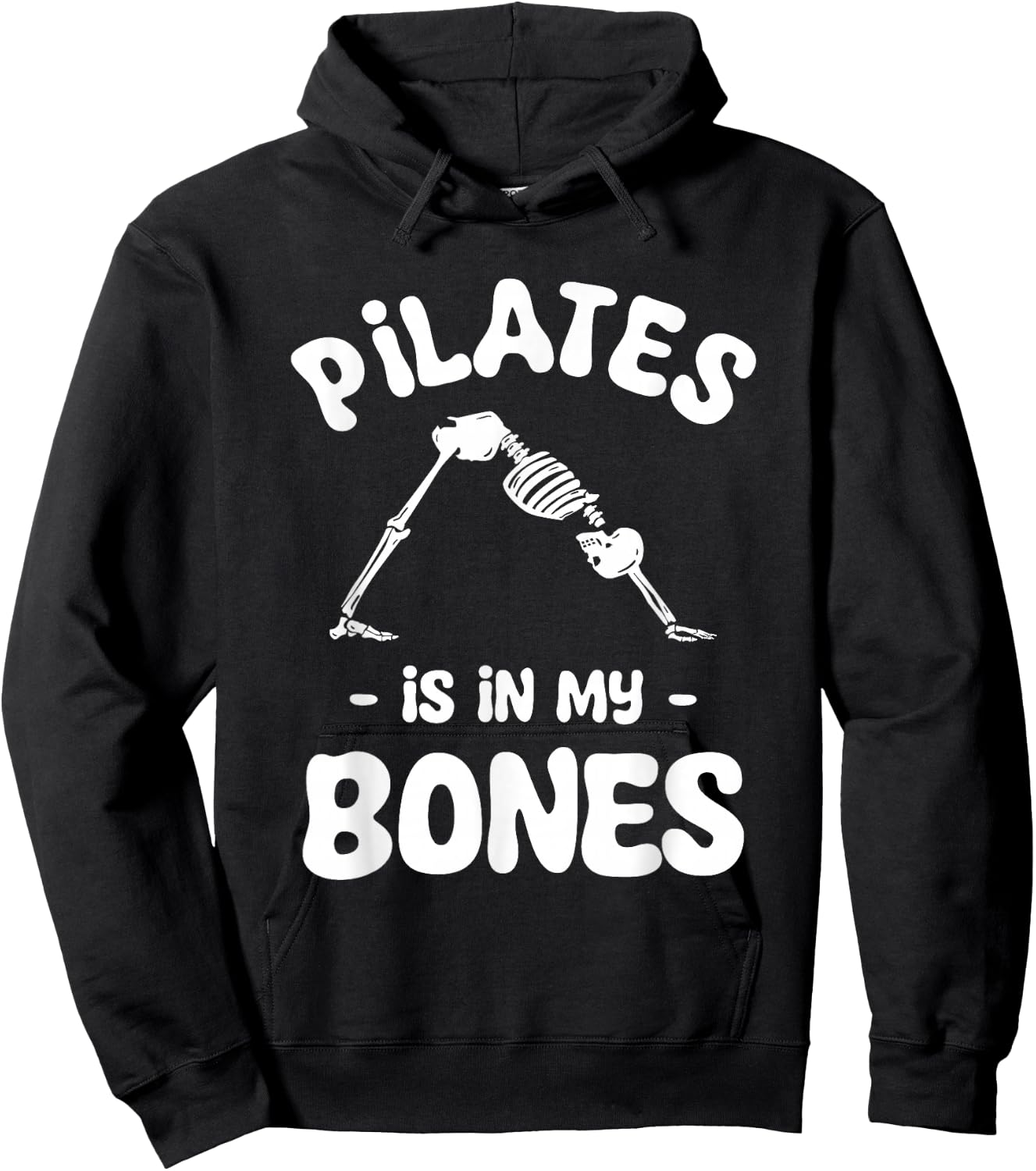 Pilates Is In My Bones Meditation Halloween Hoodie - Hoodie | Black
