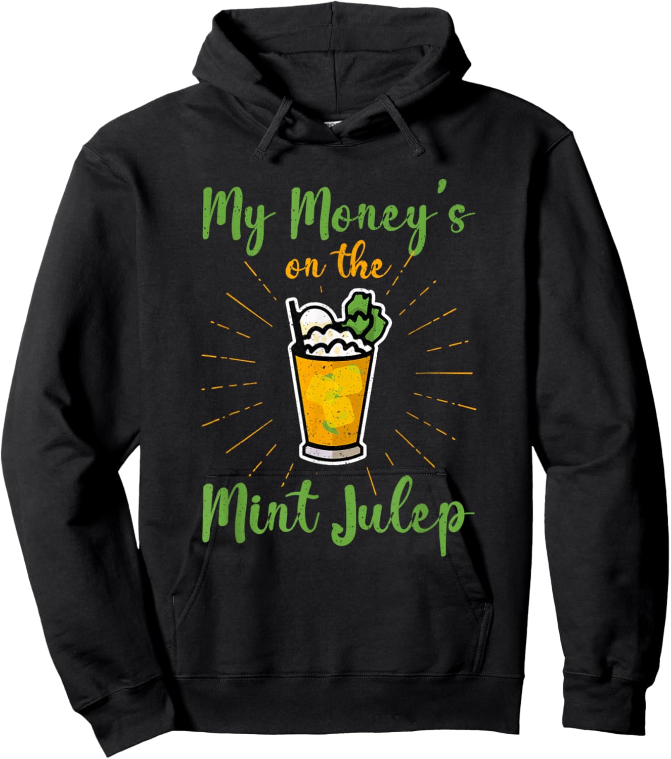 Derby Day Mint Juleps Horse Racing - Kentucky Sports Outdoor Hoodie - Hoodie | Black