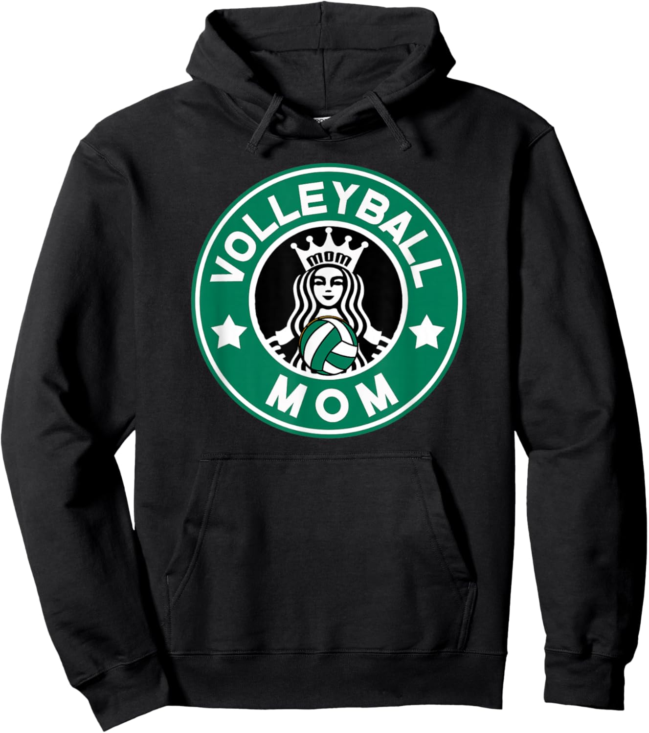 Volleyball Mom Mother of Volleyball Player Hoodie - Hoodie | Black