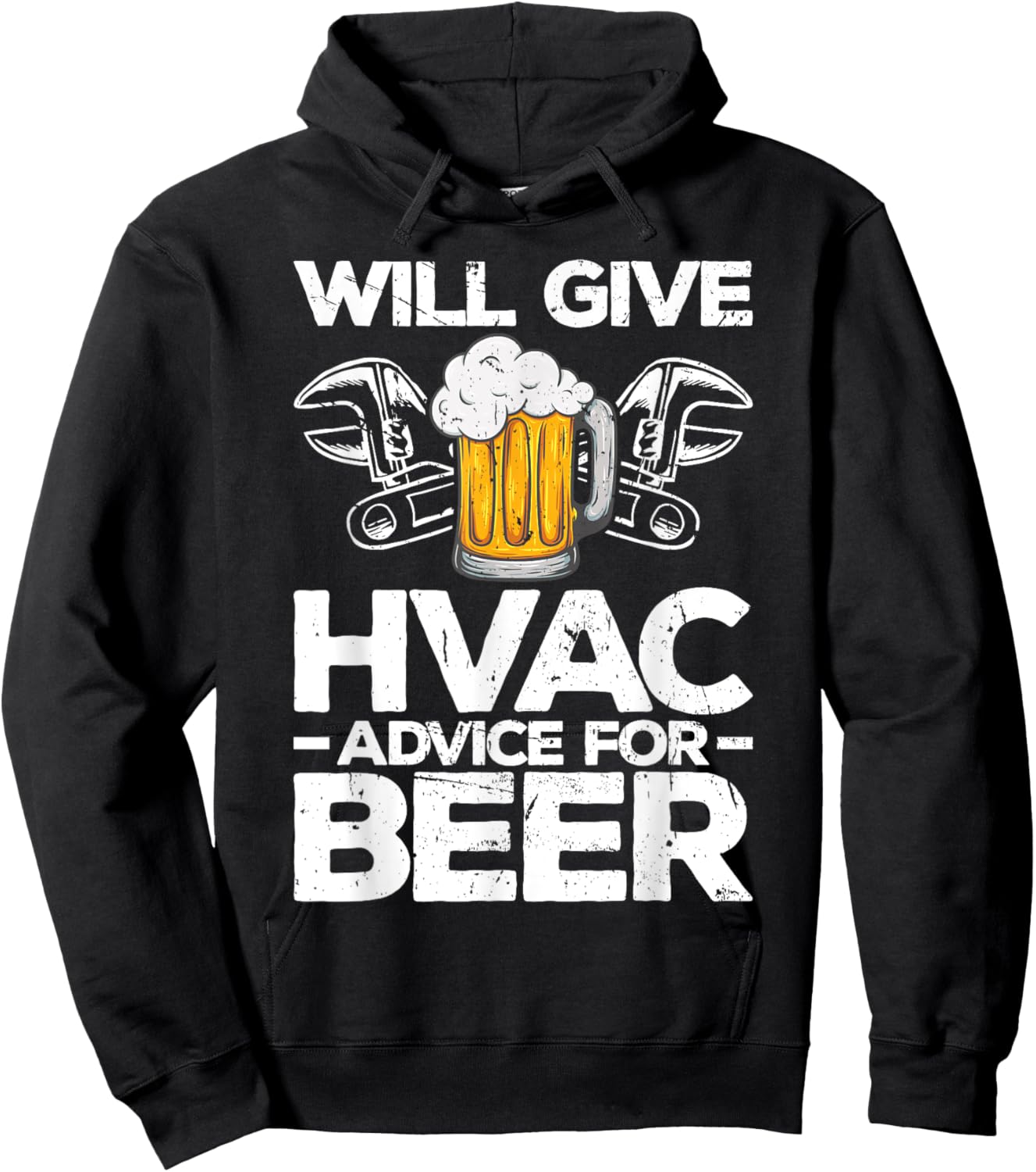 Will Give HVAC Advice For Beer - HVAC Engineer - HVAC Hoodie - Hoodie | Black