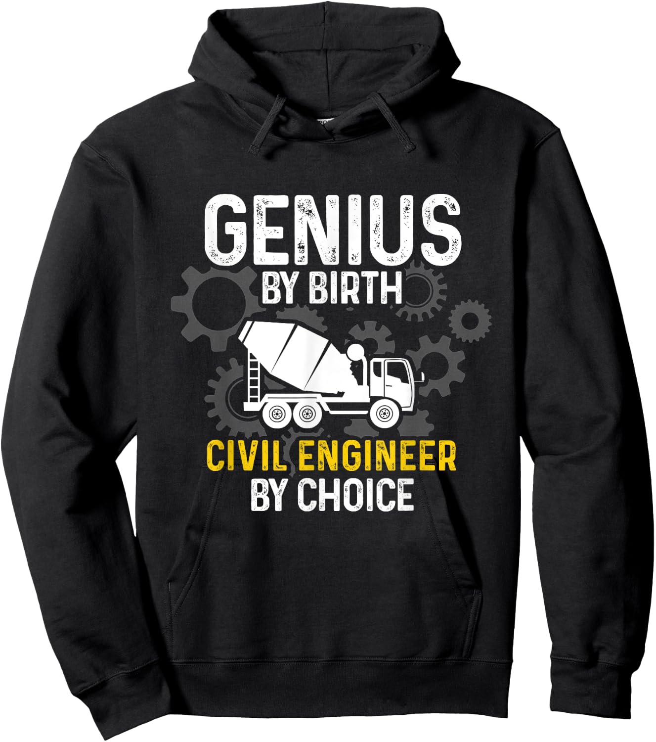 Structural Engineering Funny Civil Engineer By Choice Hoodie - Hoodie | Black