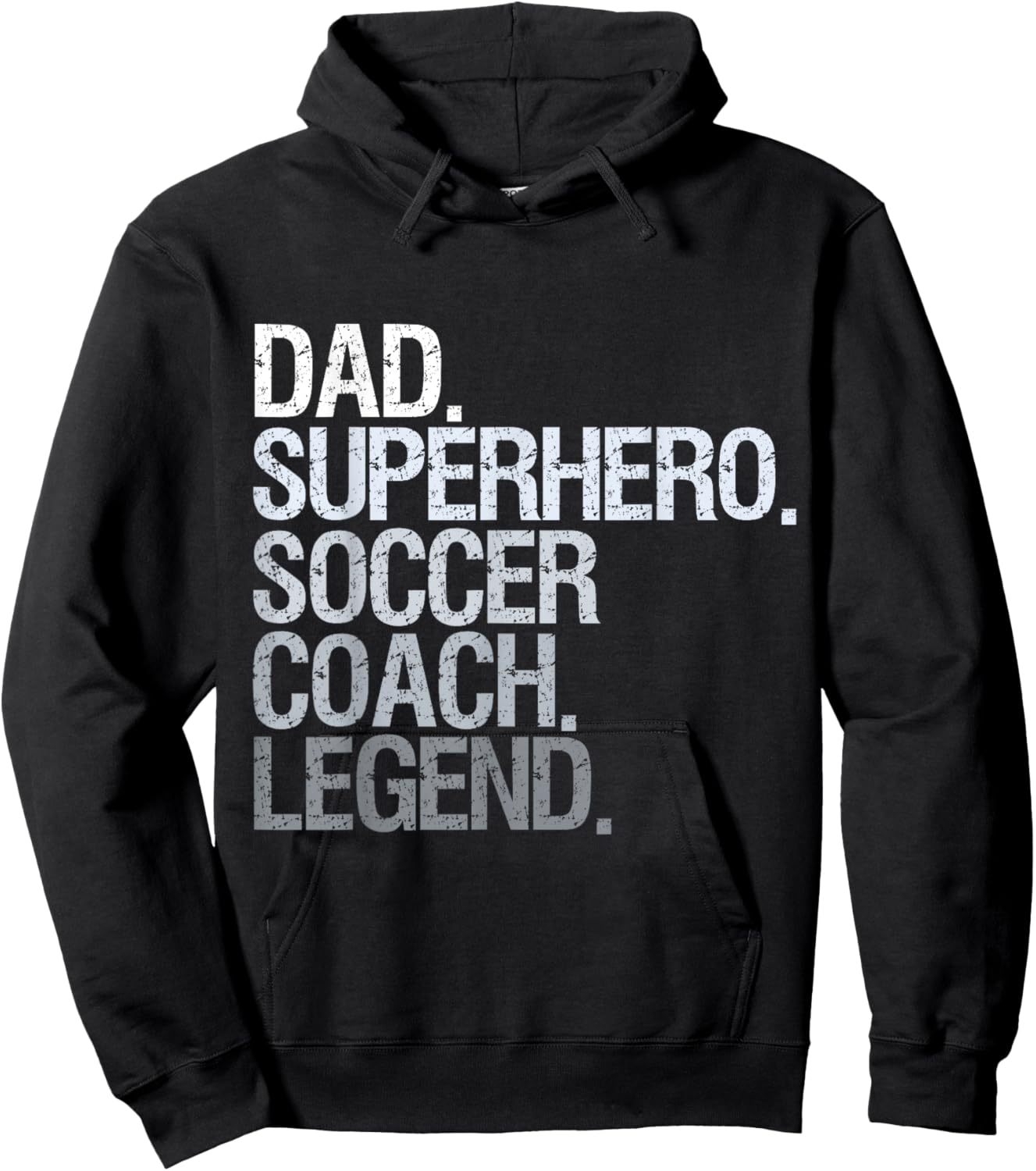 Soccer Coach dad Hoodie - Hoodie | Black