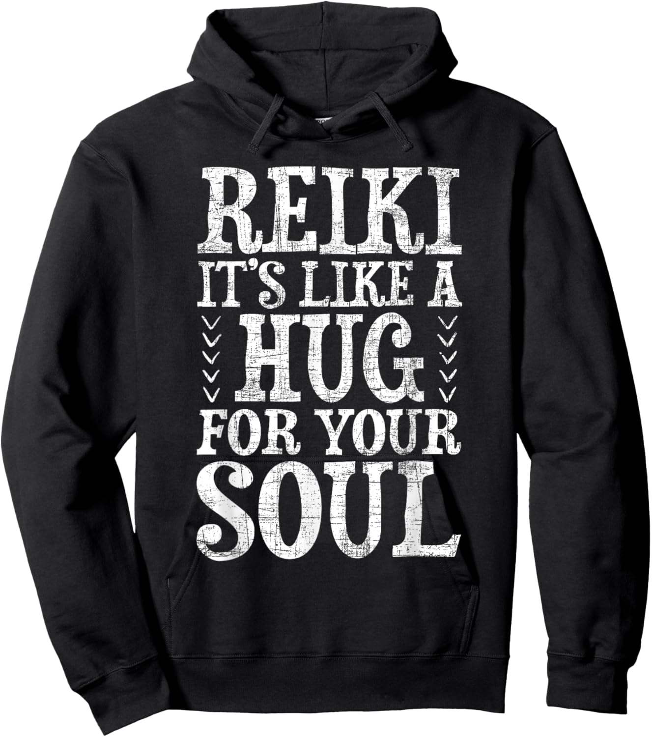 Reiki It's Like A Hug For Your Soul - Holistic Healer Chakra Hoodie - Hoodie | Black