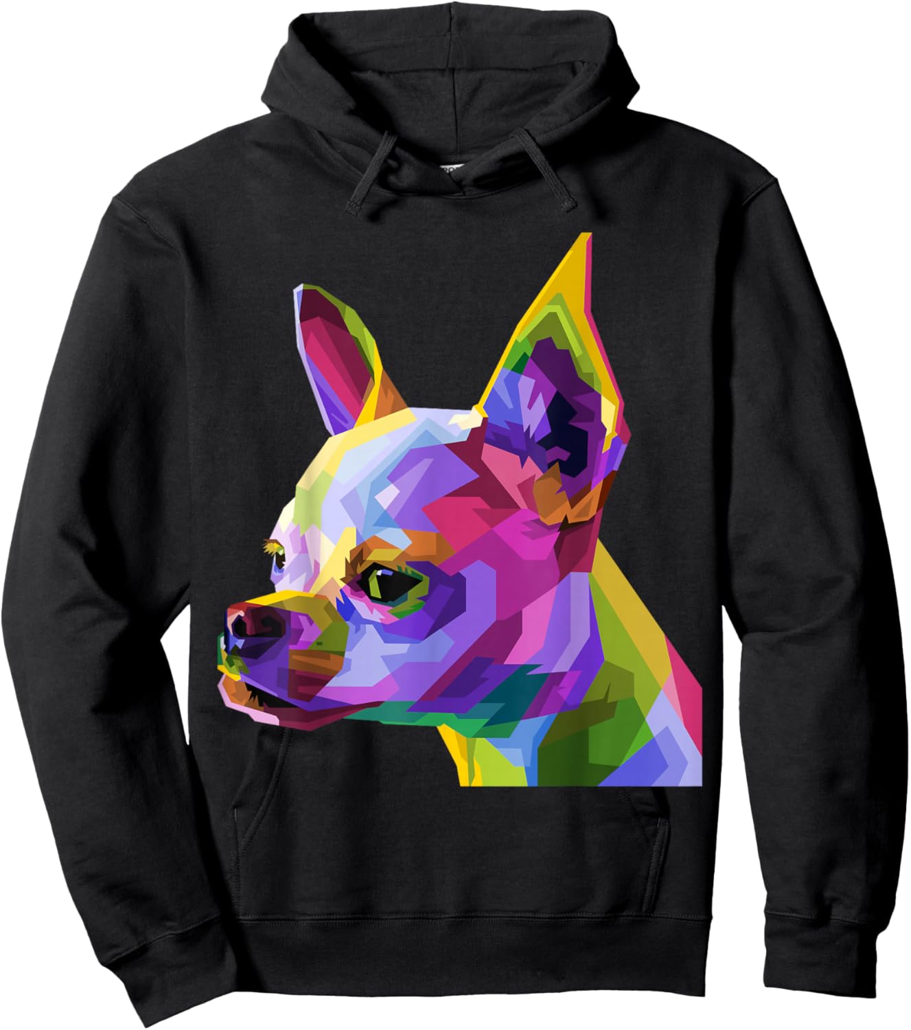 Chihuahua Pop Art Portrait Art for dog owners Hoodie - Hoodie | Black