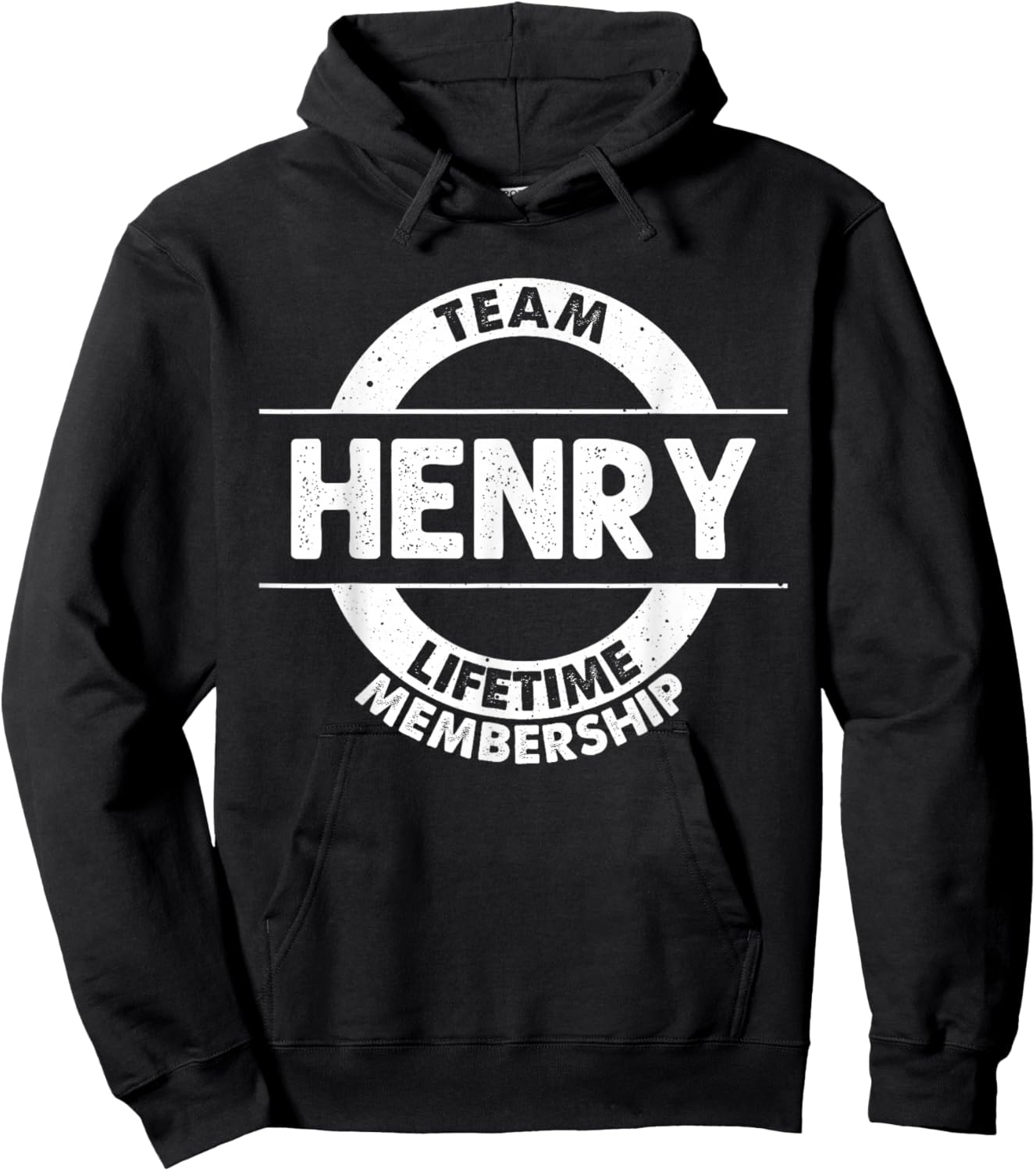 HENRY Gift Funny Surname Family Tree Birthday Reunion Idea Hoodie - Hoodie | Black