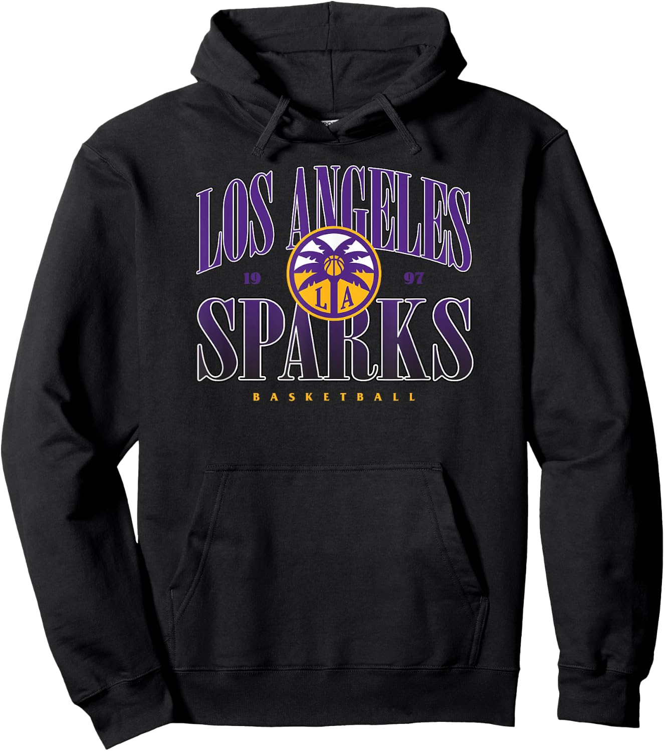 WNBA Los Angeles Sparks Courtside Hoodie - Hoodie | Black