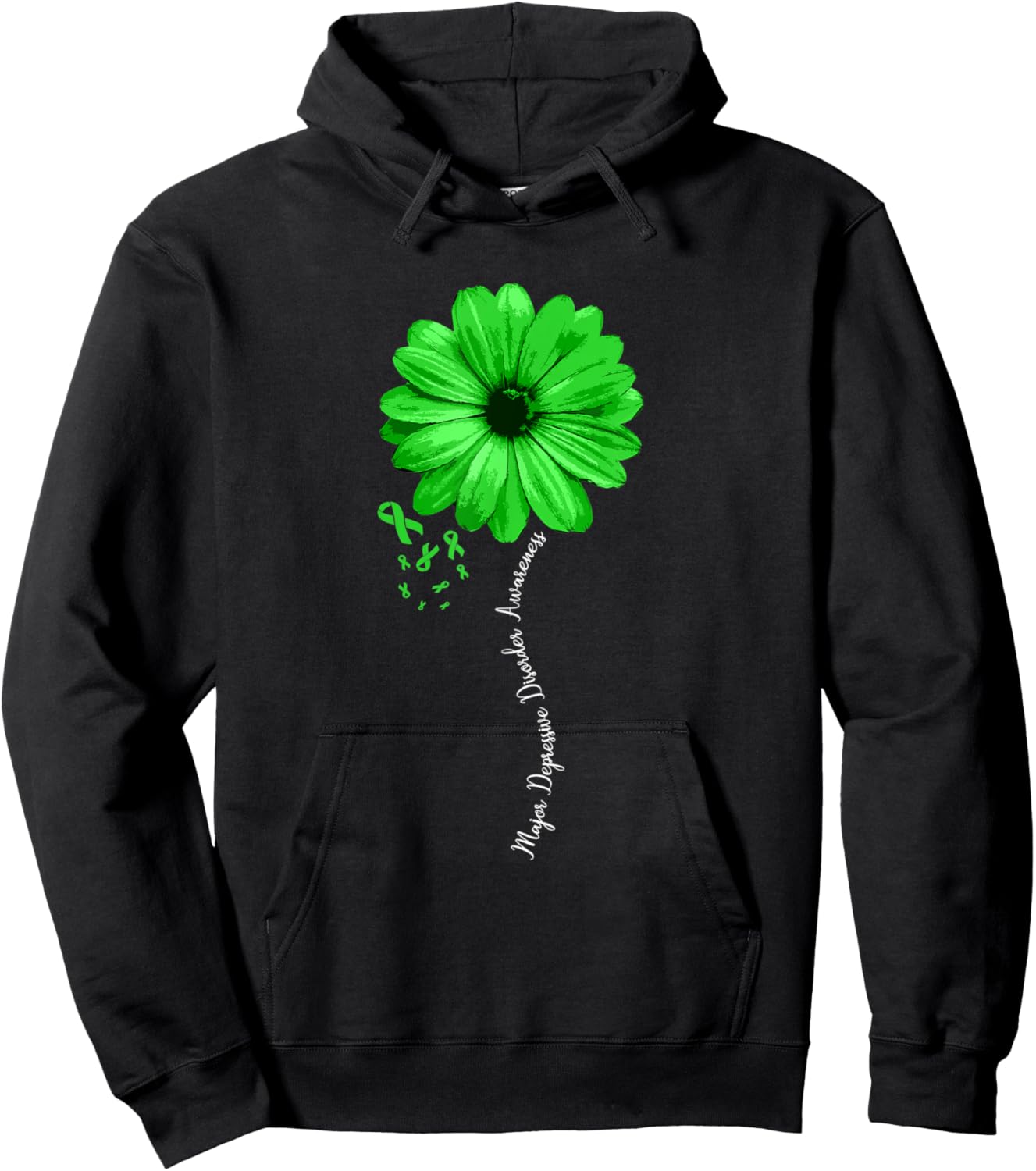 Major Depressive Disorder Awareness Warrior Pretty Hoodie - Hoodie | Black