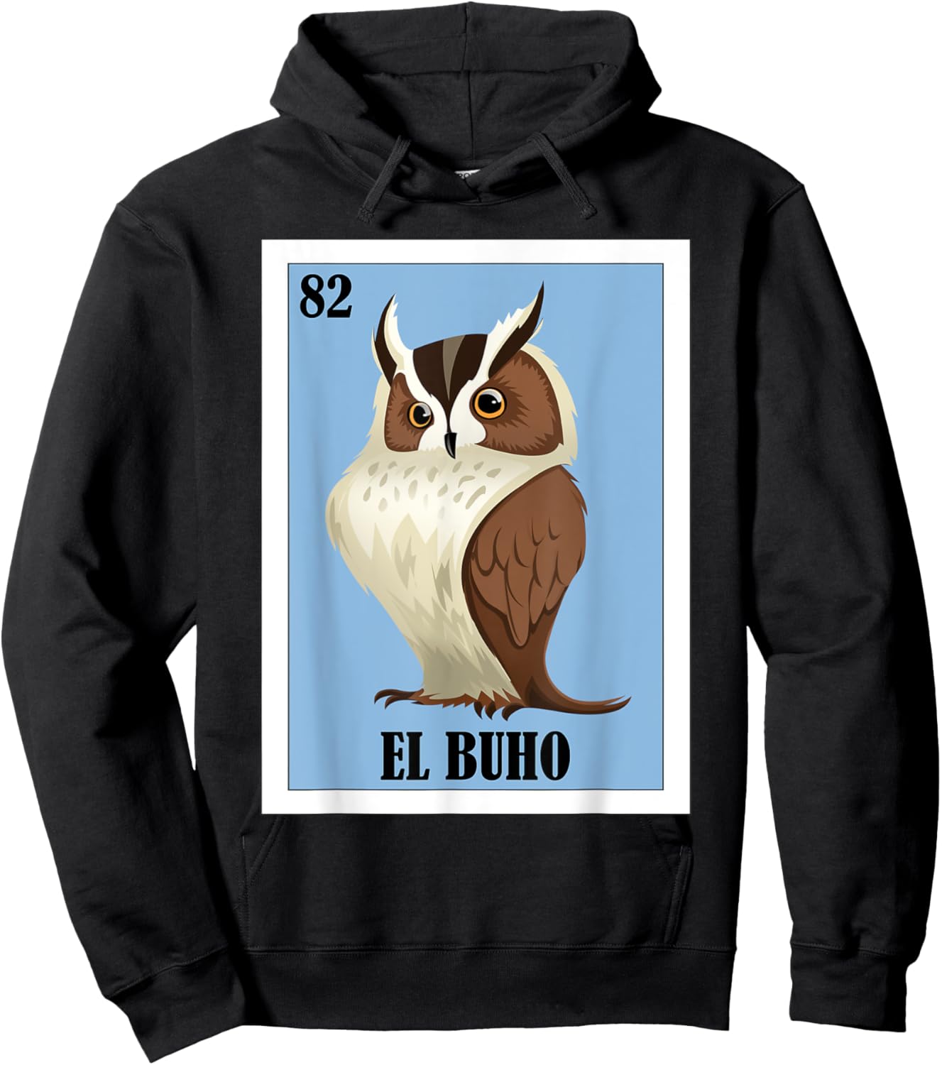 Funny Mexican Design for Owl Lovers - El Buho Hoodie - Hoodie | Black