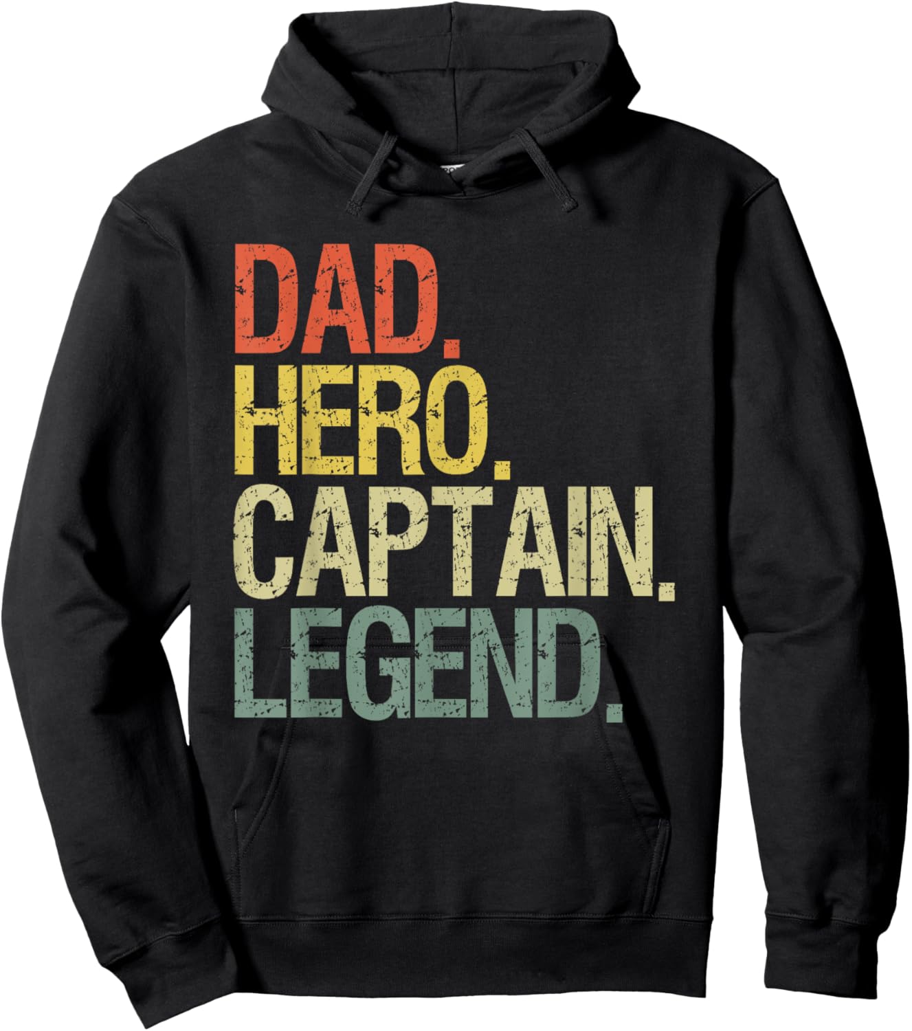 Dad captain boat Hoodie - Hoodie | Black