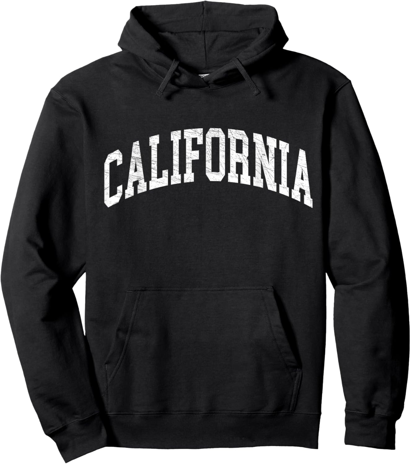 California - CA - Distressed/Worn Design - Classic Small Hoodie - Hoodie | Black