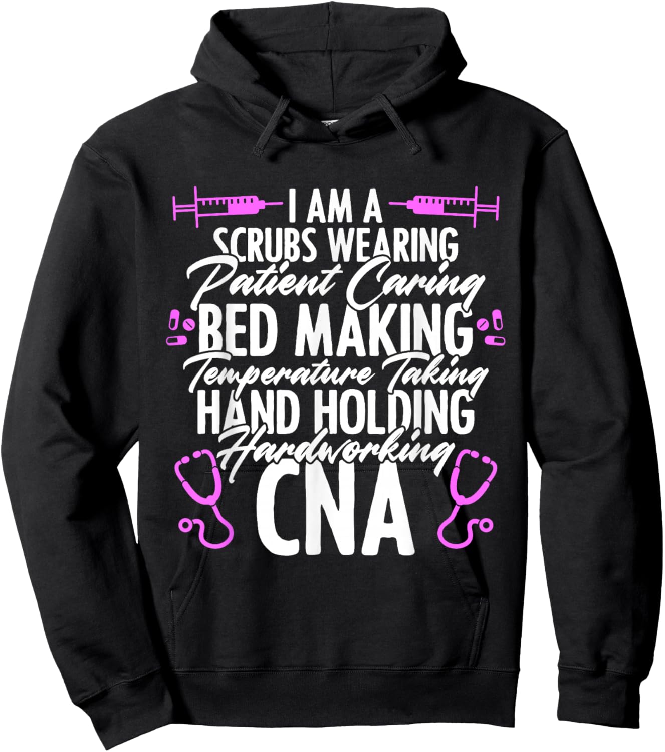 CNA Life Nursing for Certified Nursing Assistants Hoodie - Hoodie | Black