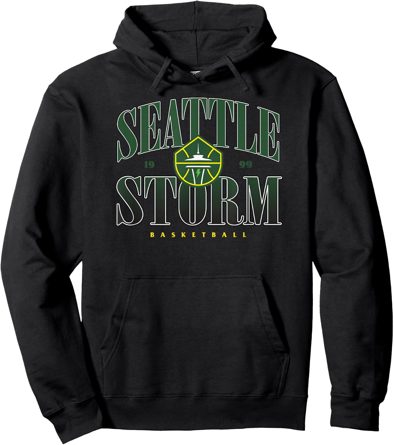 WNBA Seattle Storm Courtside Hoodie - Hoodie | Black