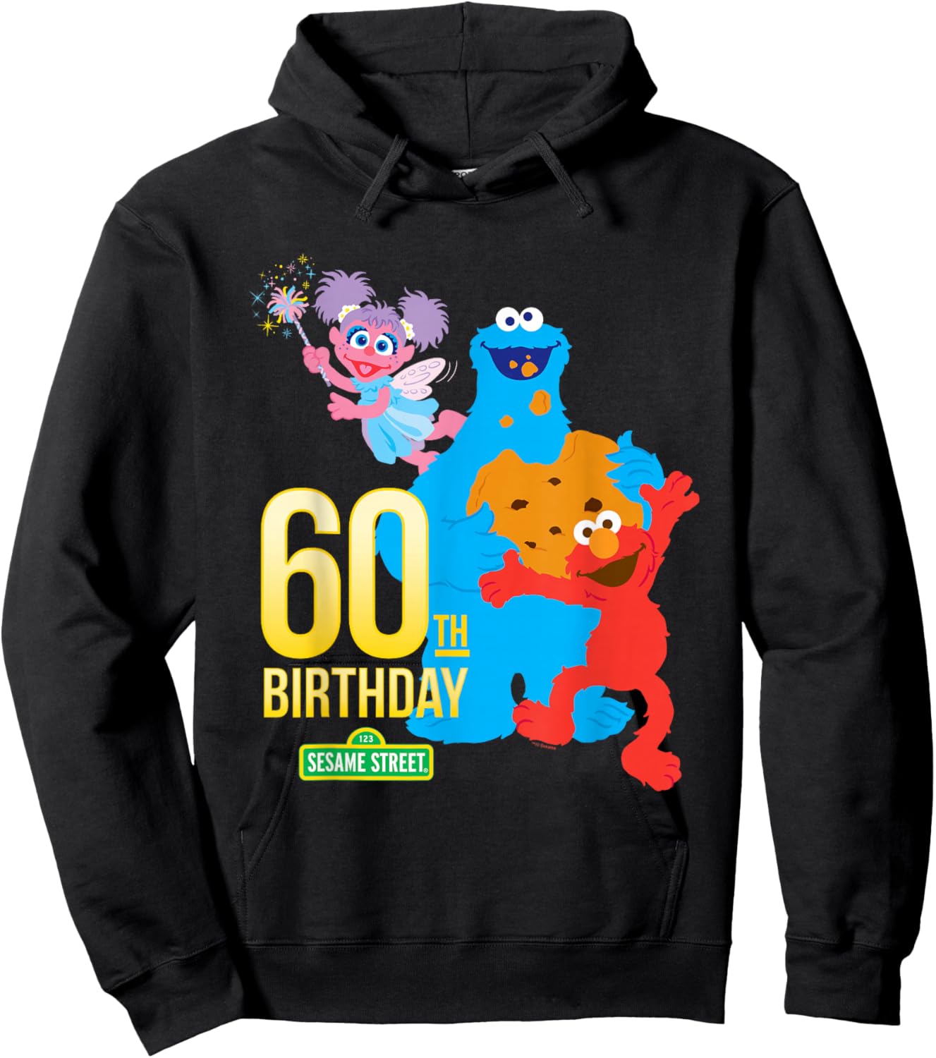 Sesame Street 60th Birthday Hoodie - Hoodie | Black