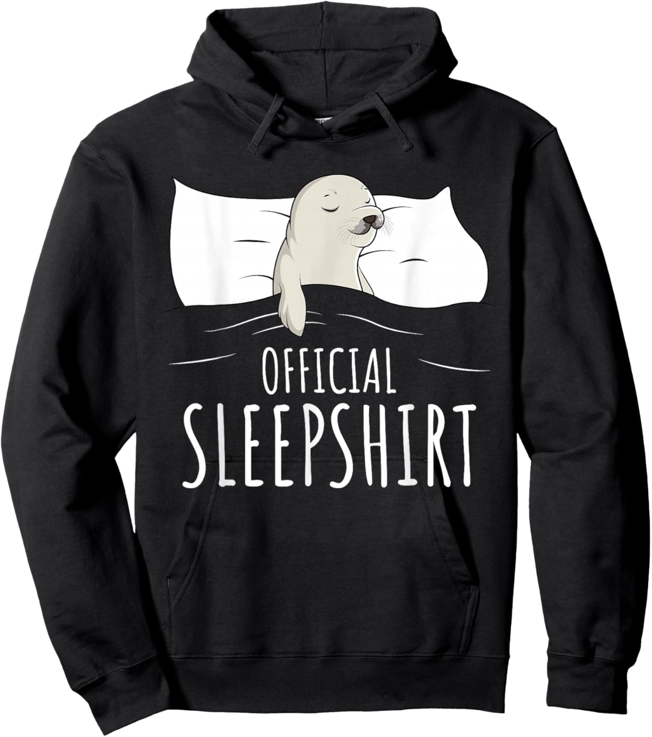 Seal Sea Lion Official Sleepshirt Hoodie - Hoodie | Black