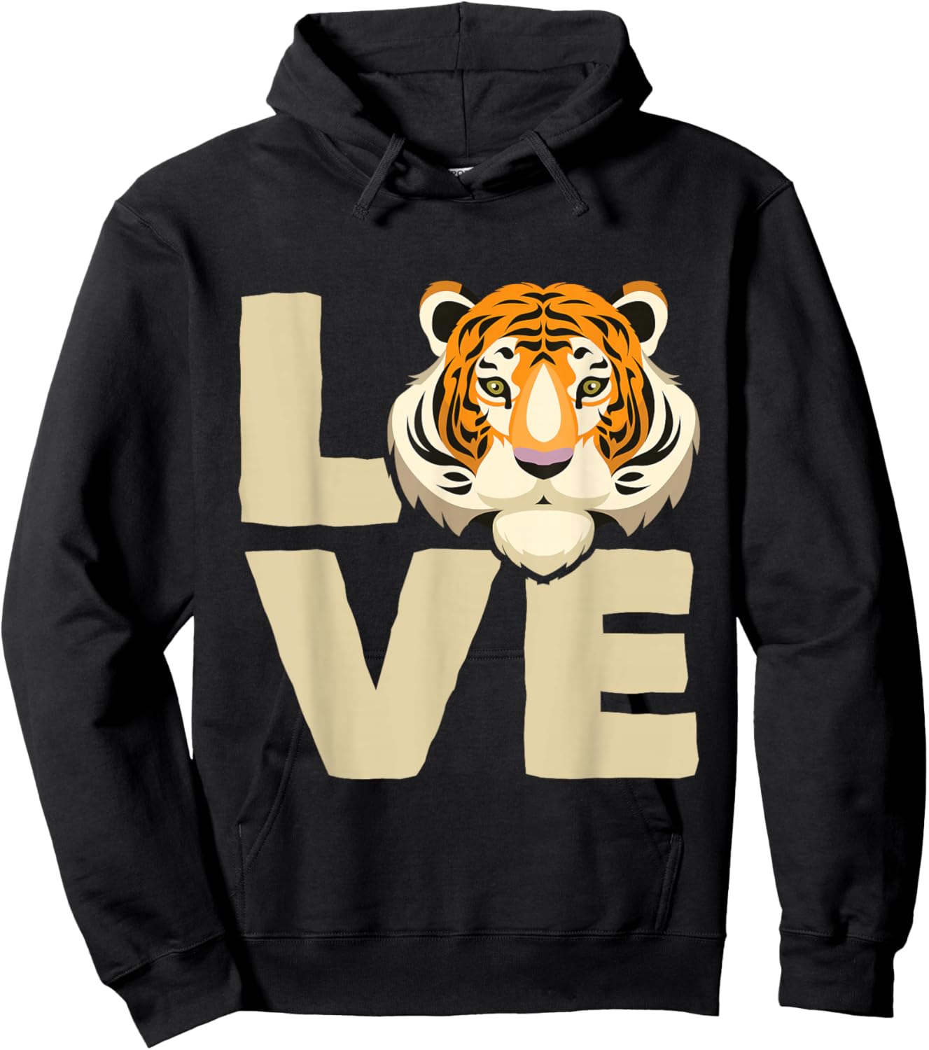 Tiger Nature Lover Safari Wildlife Animal Zookeeper Hoodie - Hoodie | Black