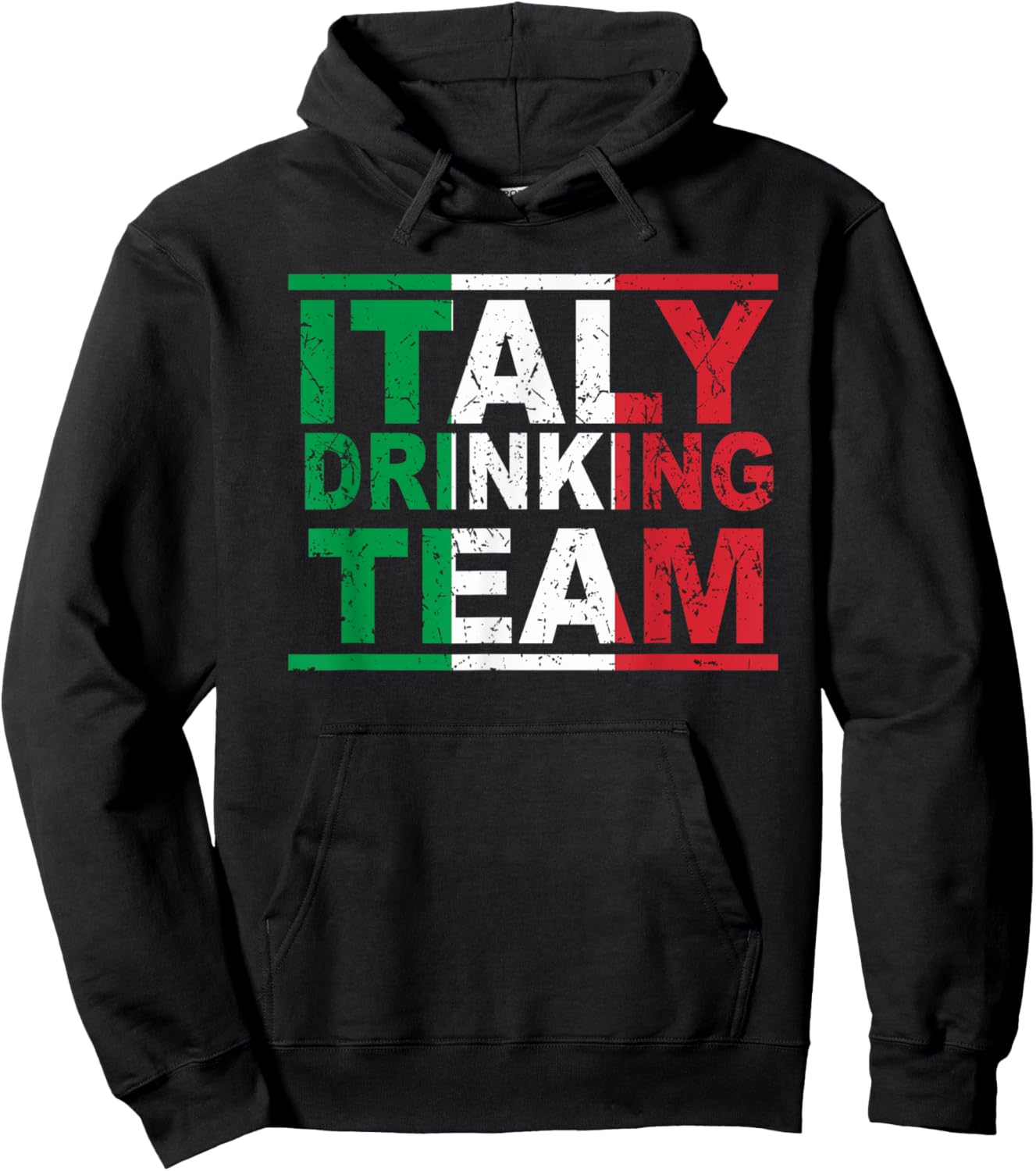 Italy Drinking Team Italian Beerlogist Whiskey Lover Hoodie - Hoodie | Black