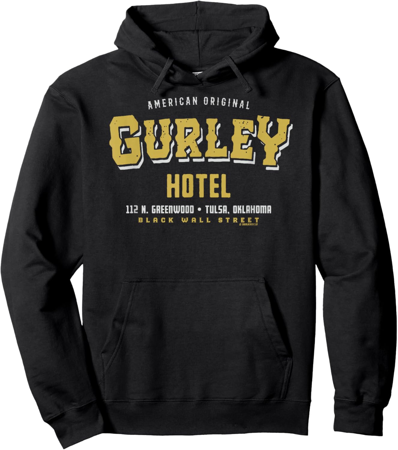 O. W. Gurley Black Wall Street Vintage Black History Hoodie - Hoodie | Black