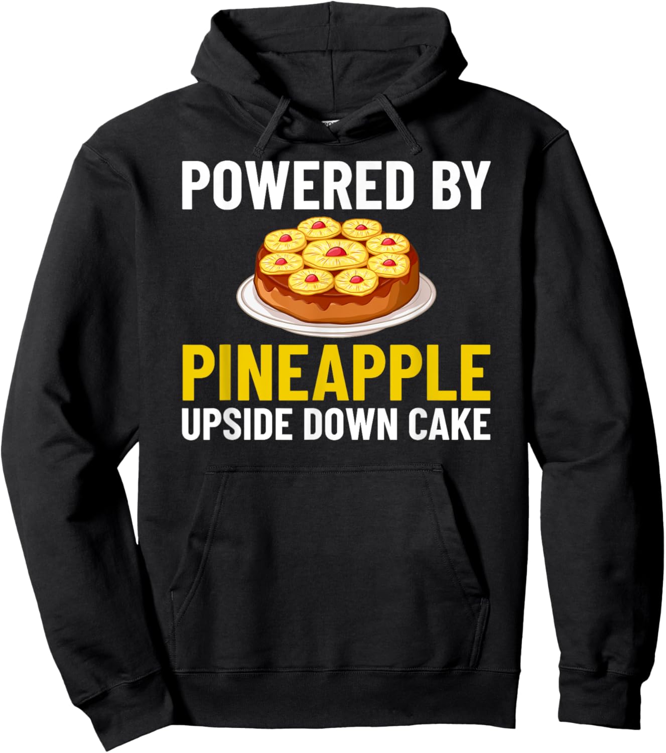 Pineapple Upside Down Cake Recipe Mix Filling Hoodie - Hoodie | Black
