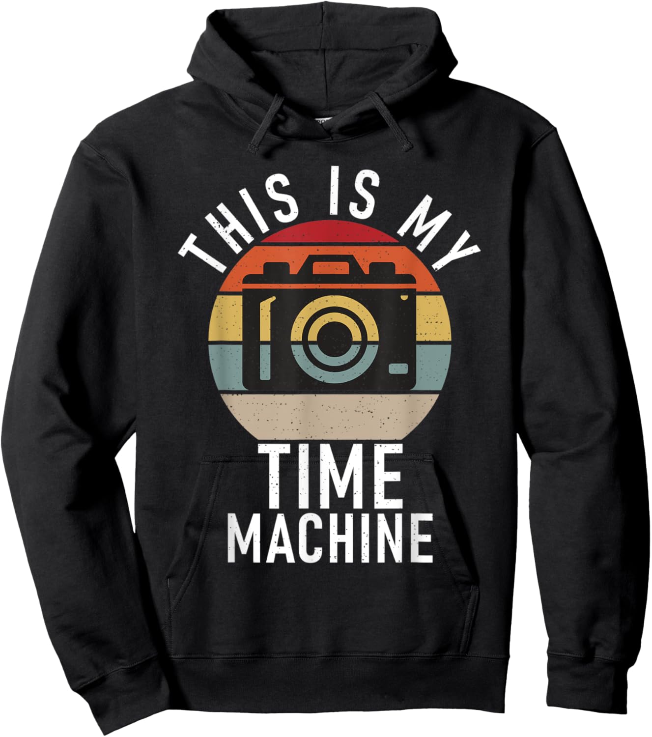 This is my Time Machine Photo Camera Photography Hoodie - Hoodie | Black