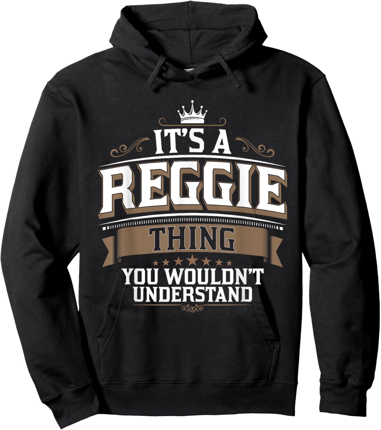 EWD It's a REGGIE thing you wouldn't understand REGGIE Hoodie - Hoodie | Black