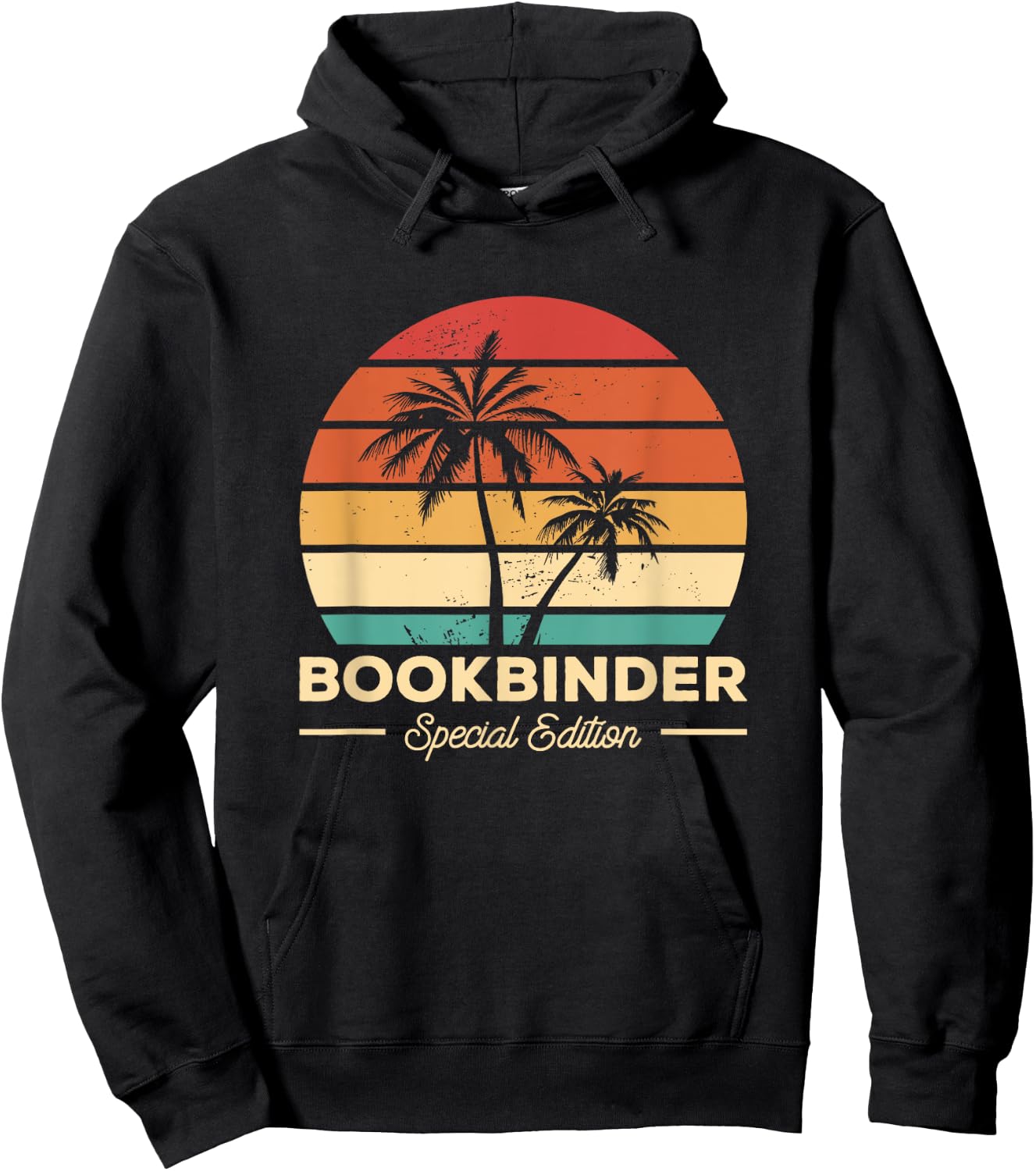 Vintage Bookbinder Bookbinding Hoodie - Hoodie | Black