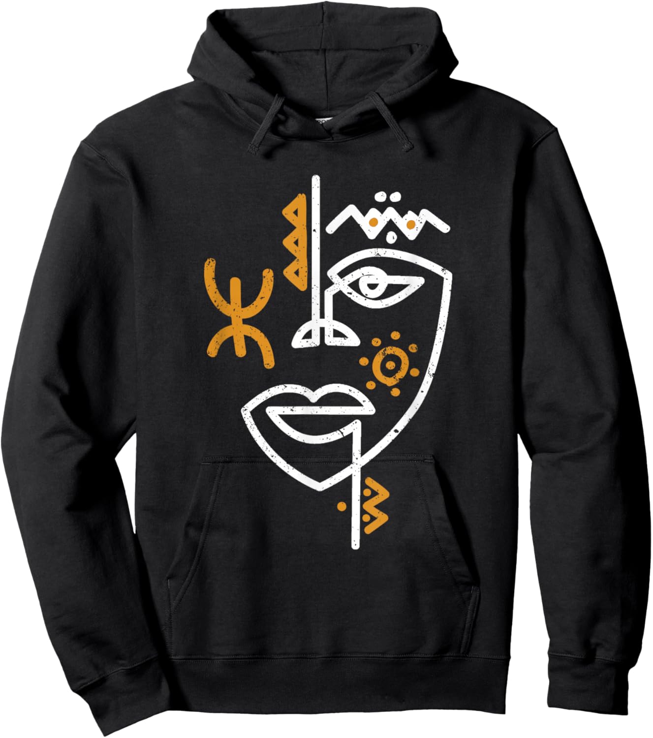 Tifinagh Alphabet Berber Amazigh Tattoo Hoodie - Hoodie | Black
