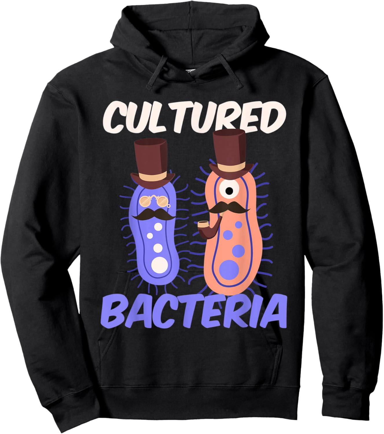 Cultured Bacteria I Microbiology Chemistry Petri Dish Labor Hoodie - Hoodie | Black