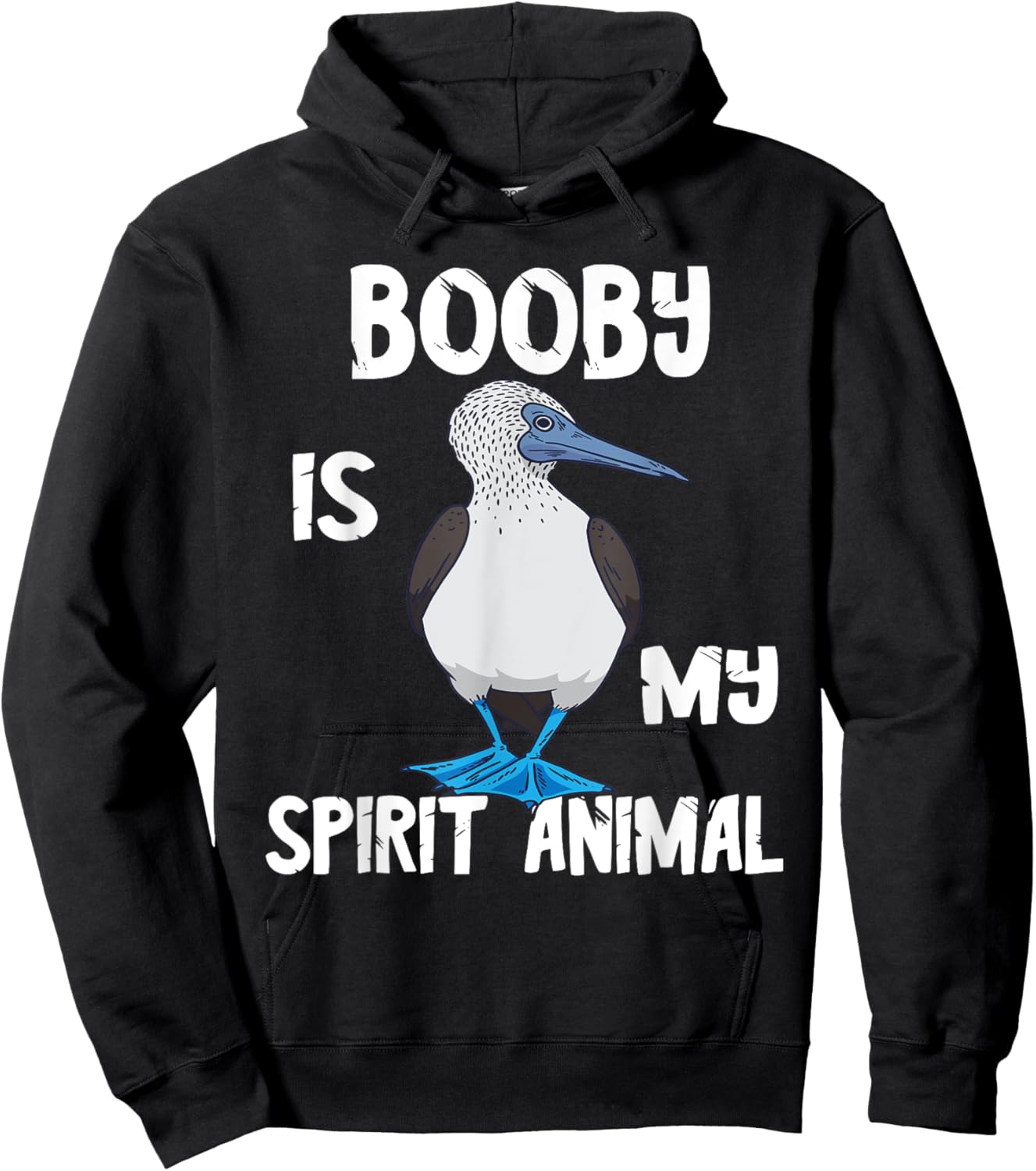 Boobies Bird Blue-Footed Boobies Tropical Sea Bird Lover Hoodie - Hoodie | Black