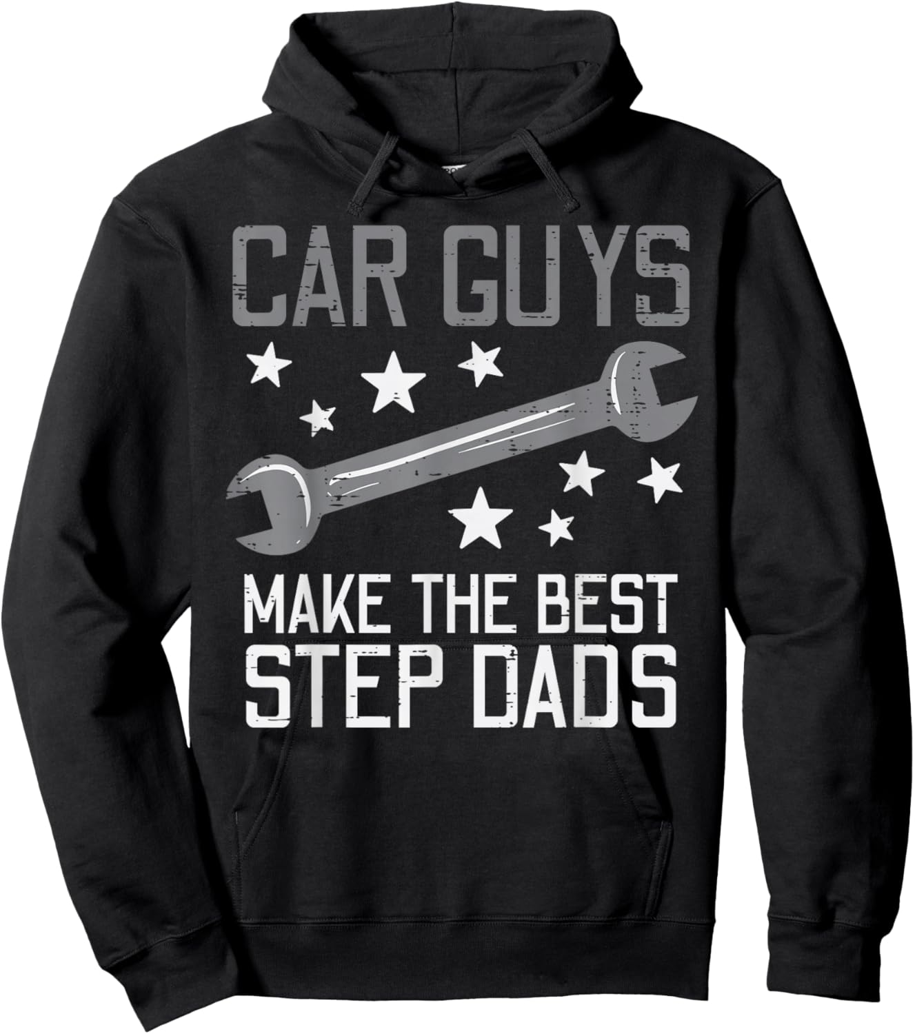 Car Guys Make The Best Step Dads Auto Mechanic Stepdad Men Hoodie - Hoodie | Black