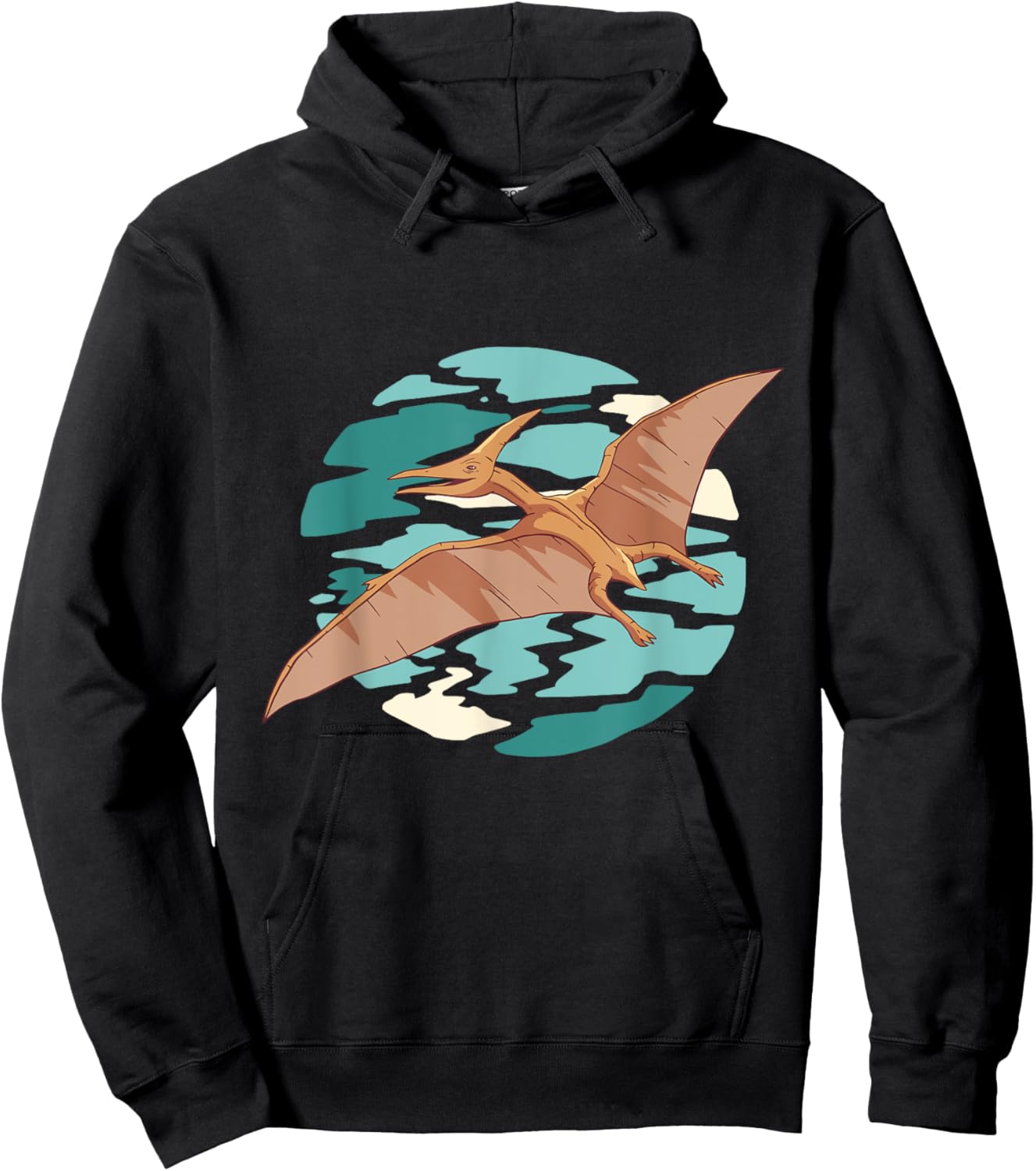 Pteranodon dinosaur Hoodie - Hoodie | Black