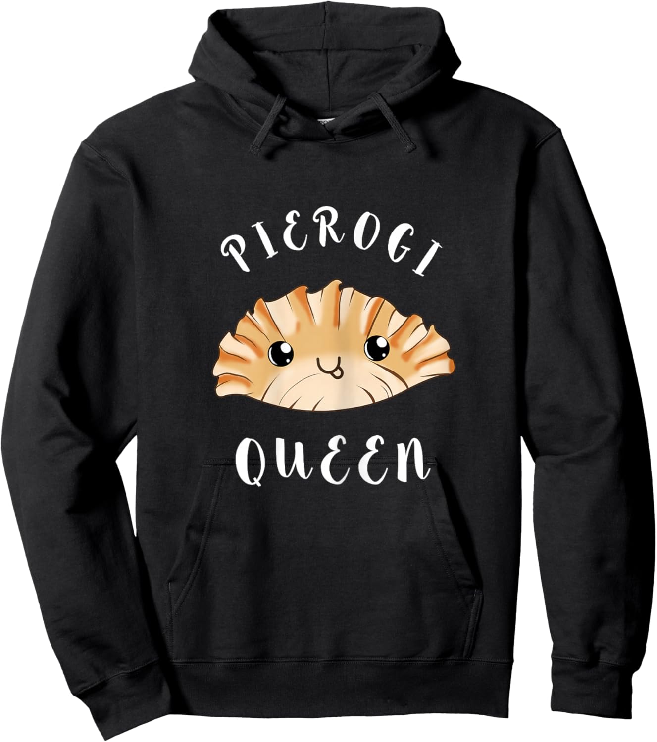 Pierogi Queen Funny Pierogi Polish Food Poland Cuisine Hoodie - Hoodie | Black