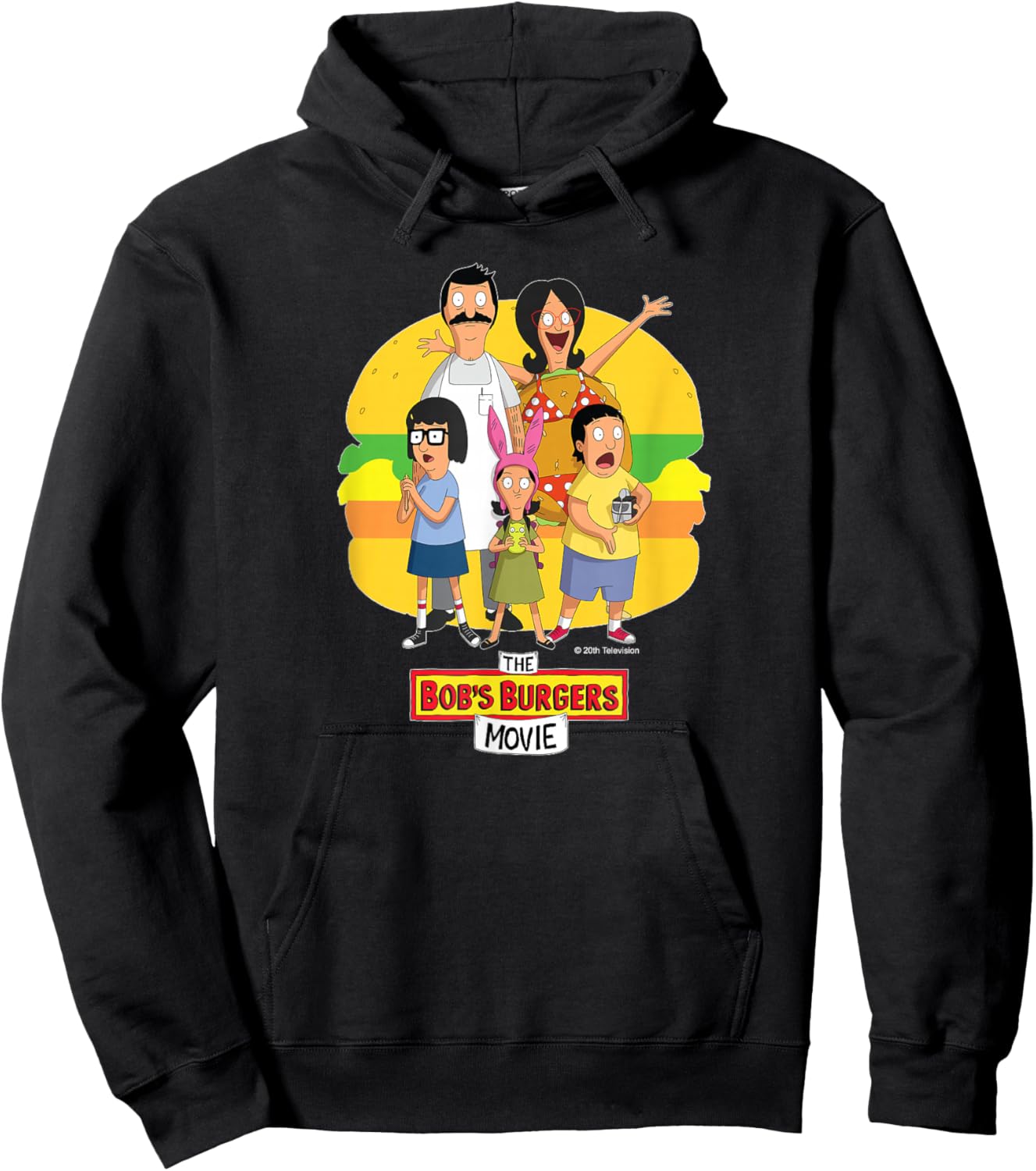 The Bob’s Burgers Movie Logo Hoodie - Hoodie | Black