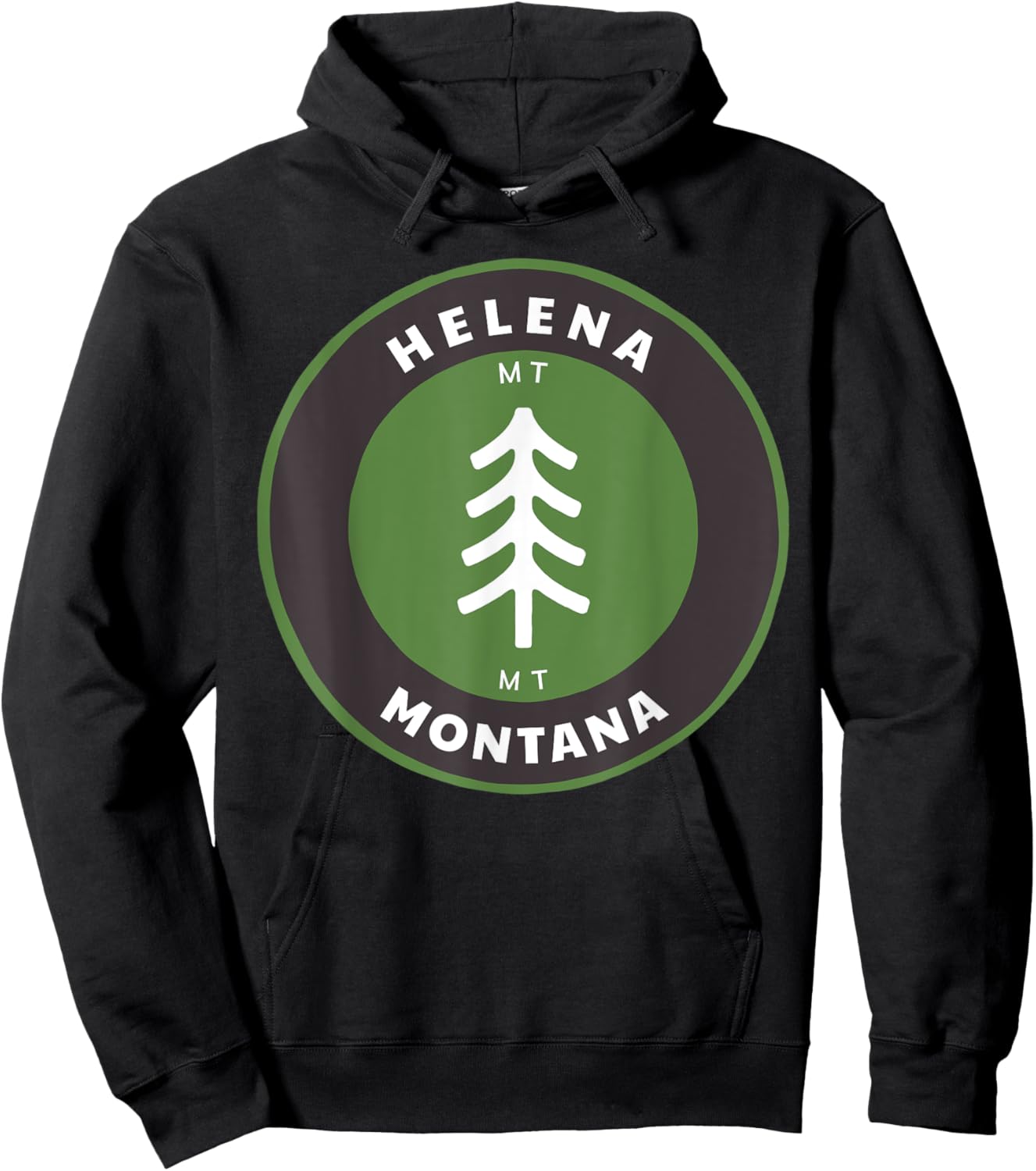Helena Montana Outdoors MT Forest Badge Hoodie - Hoodie | Black