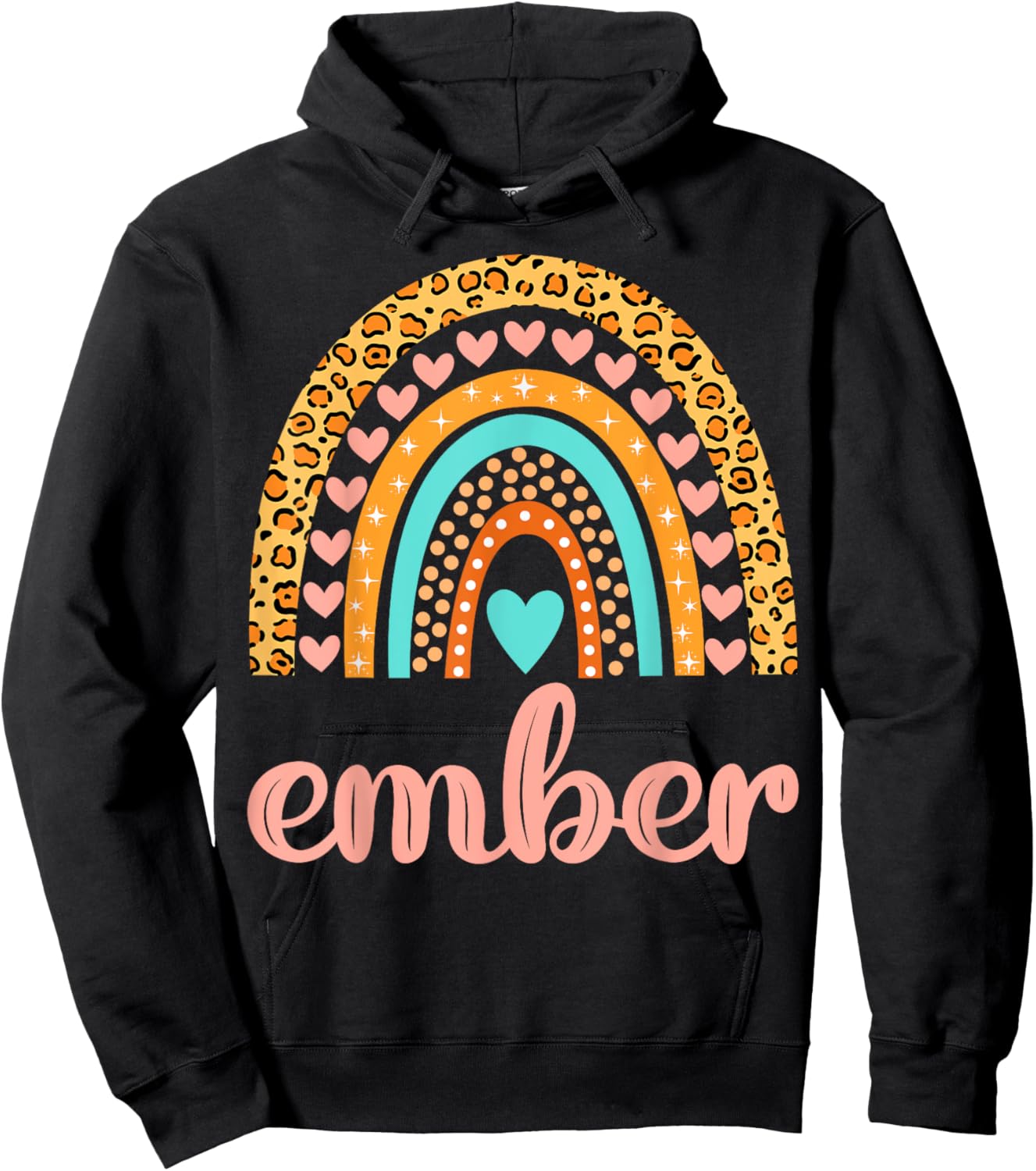 Ember Ember Name Birthday Shirt Gift Hoodie - Hoodie | Black