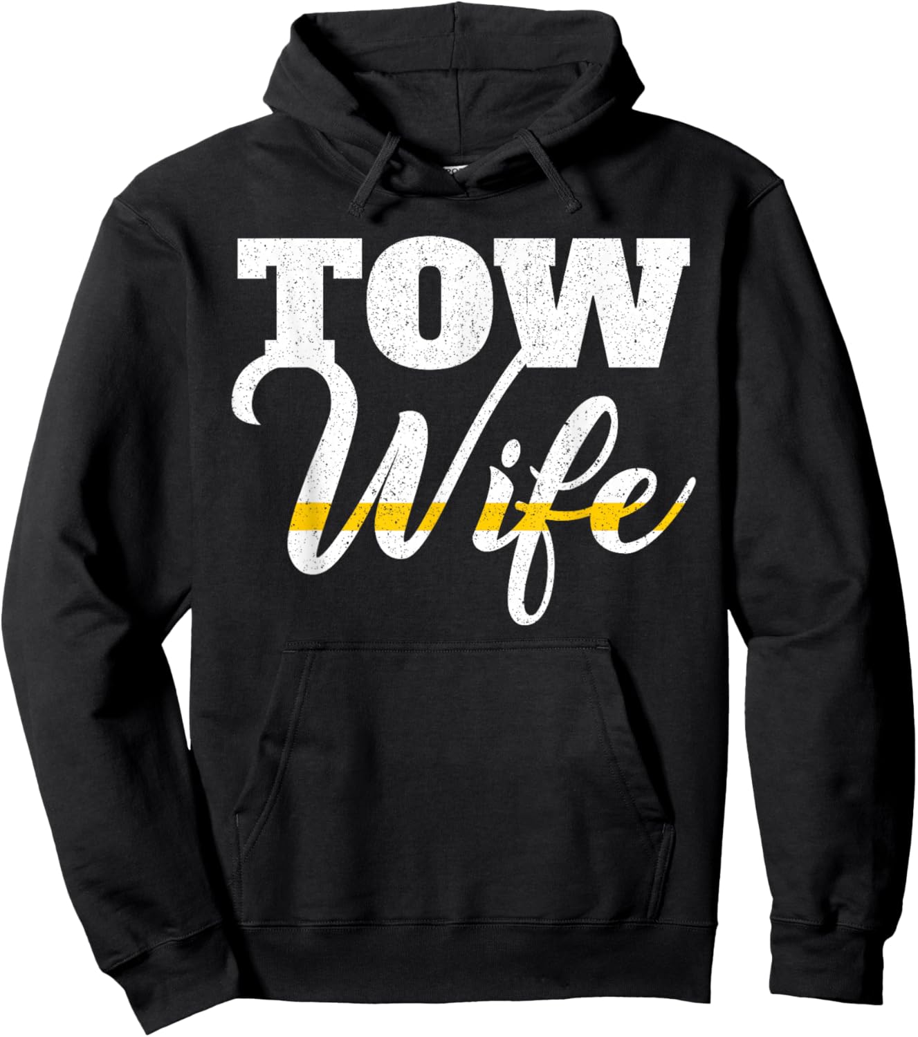 Tow Truck Driver Wrecker Breakdown Recovery - Tow Wife Hoodie - Hoodie | Black