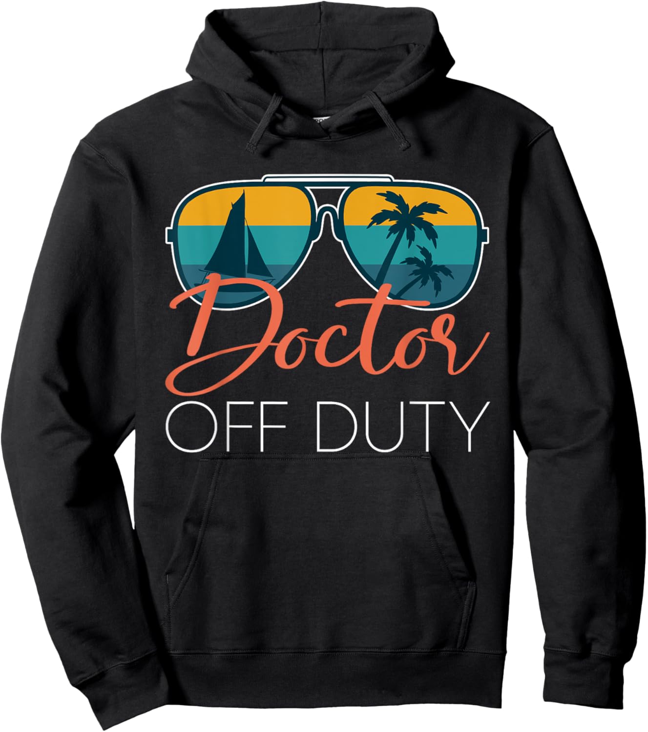 Doctor Off Duty Shirt Doctor Off Duty Medic Student Hoodie - Hoodie | Black