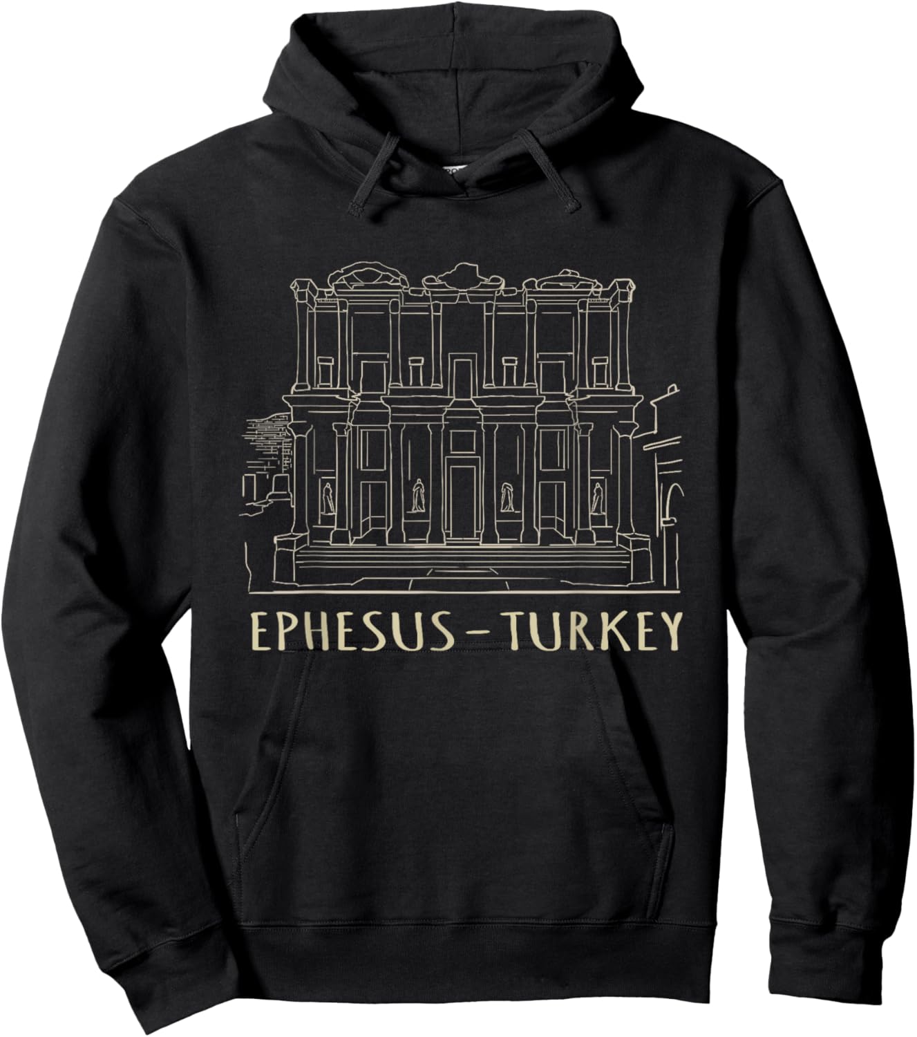 Ephesus Turkey Hoodie - Hoodie | Black