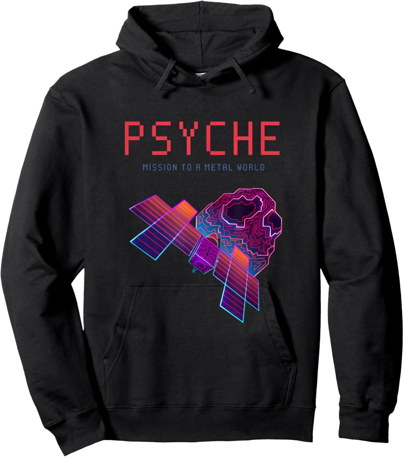 NASA Psyche Asteroid Mission Hoodie - Hoodie | Black