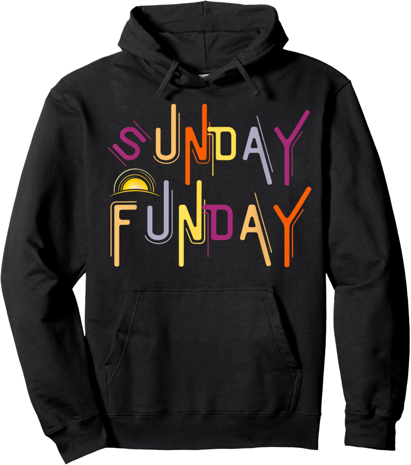 Sunday Funday - Funny Drinking Hoodie - Hoodie | Black