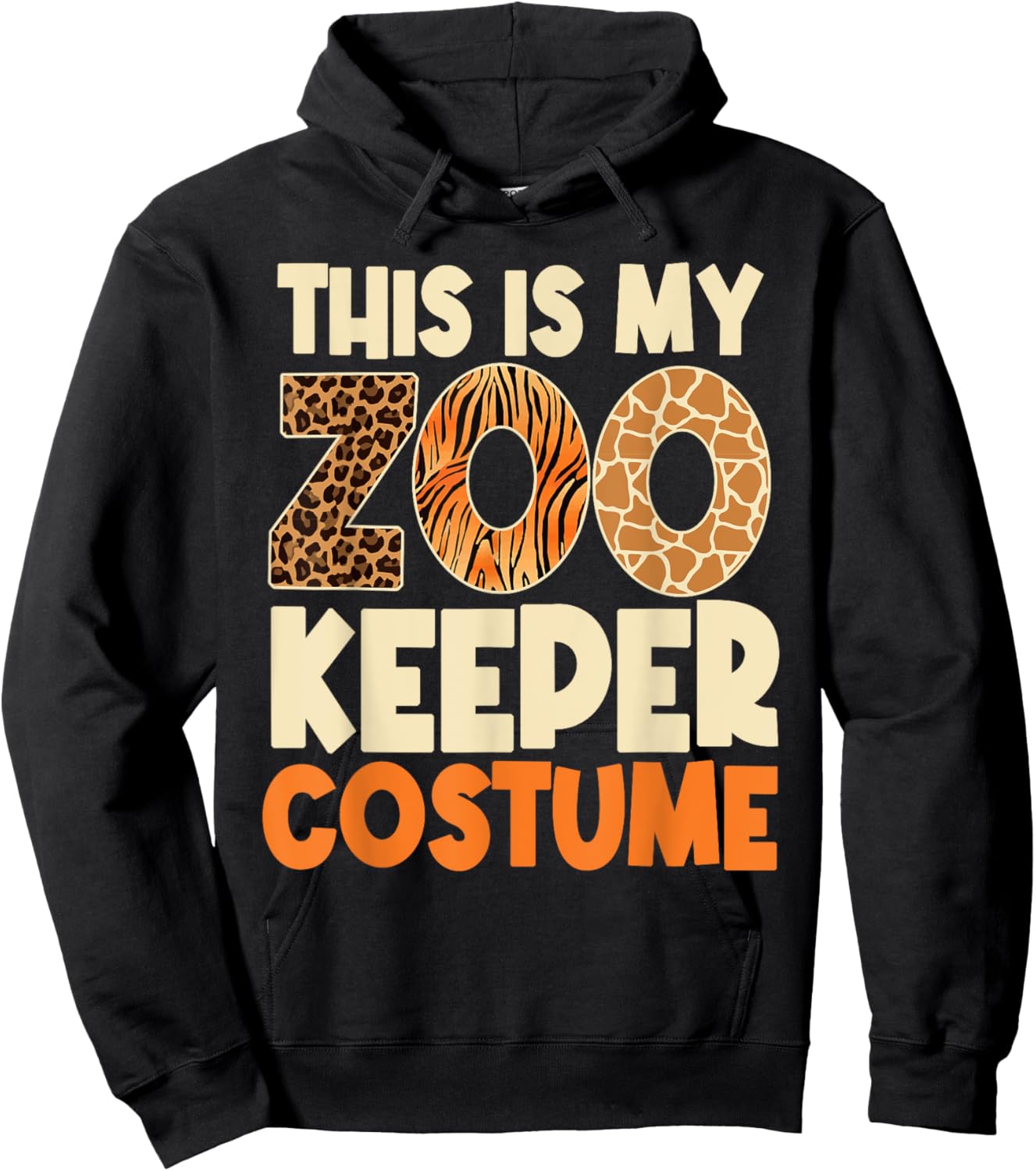 Zookeeper Costume Zoogoer Zoo Garden Animal Lover Keeper Hoodie - Hoodie | Black