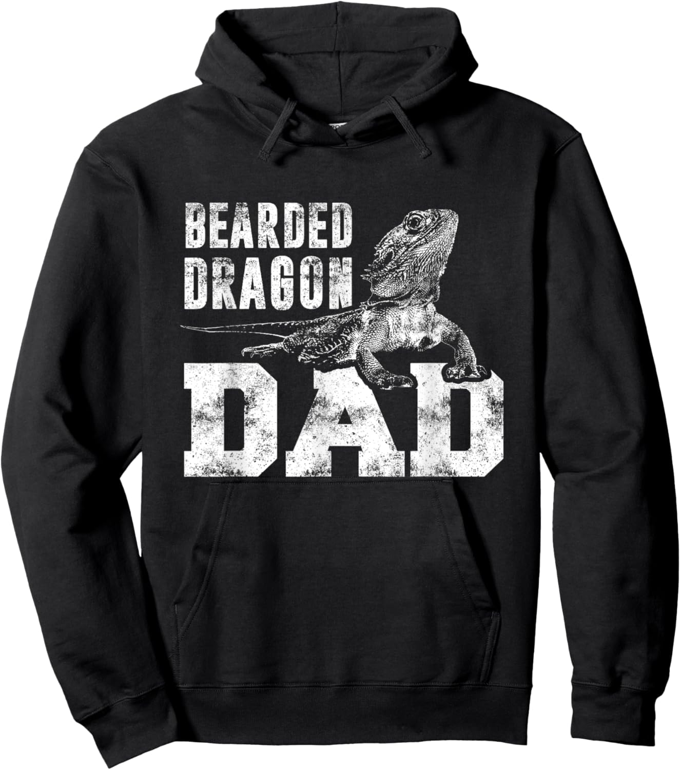 Bearded Dragons Agamen Lizards Bearded Dragon Father Hoodie - Hoodie | Black