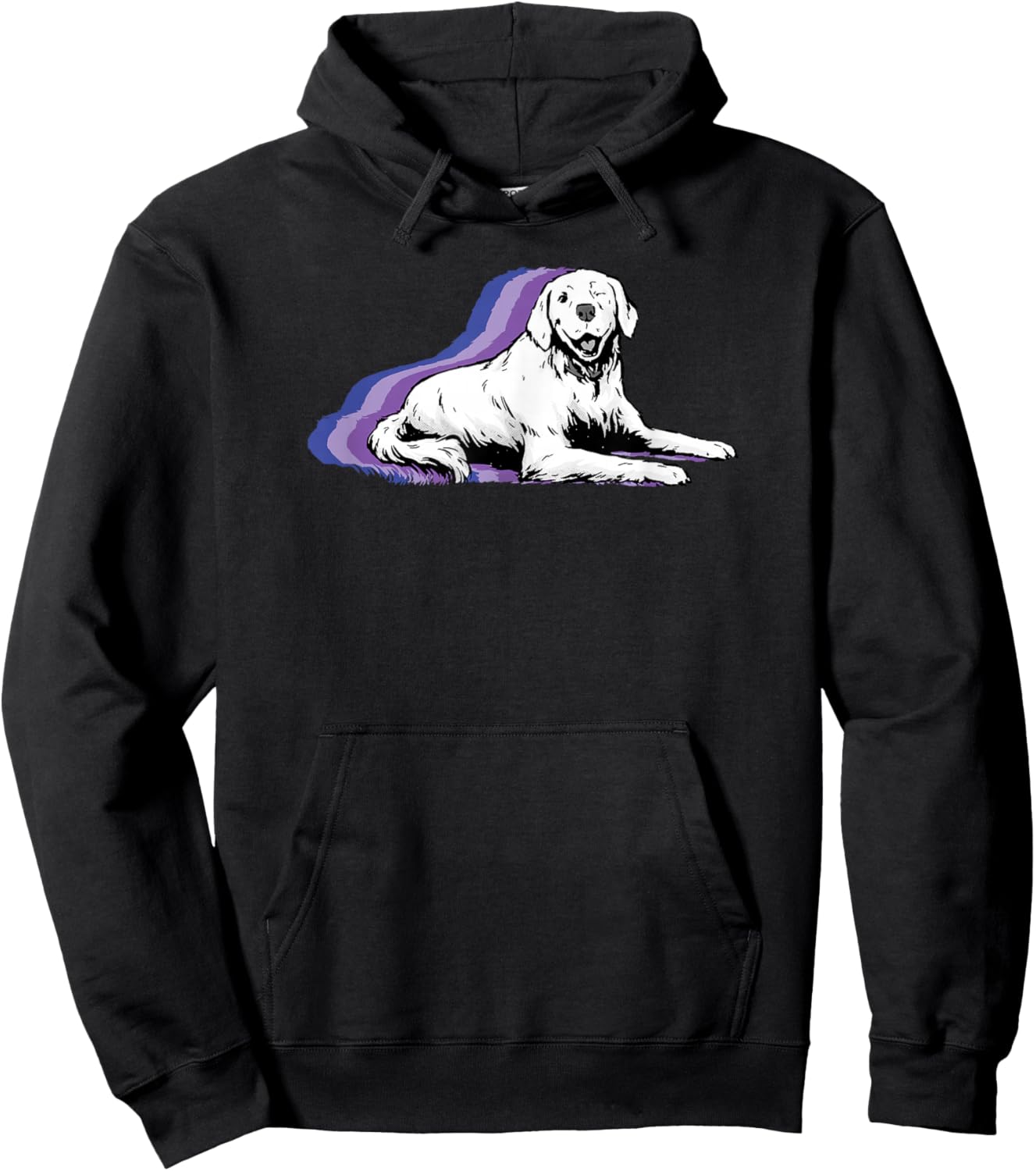 Marvel Hawkeye Disney Plus Lucky Afterimage Hoodie - Hoodie | Black