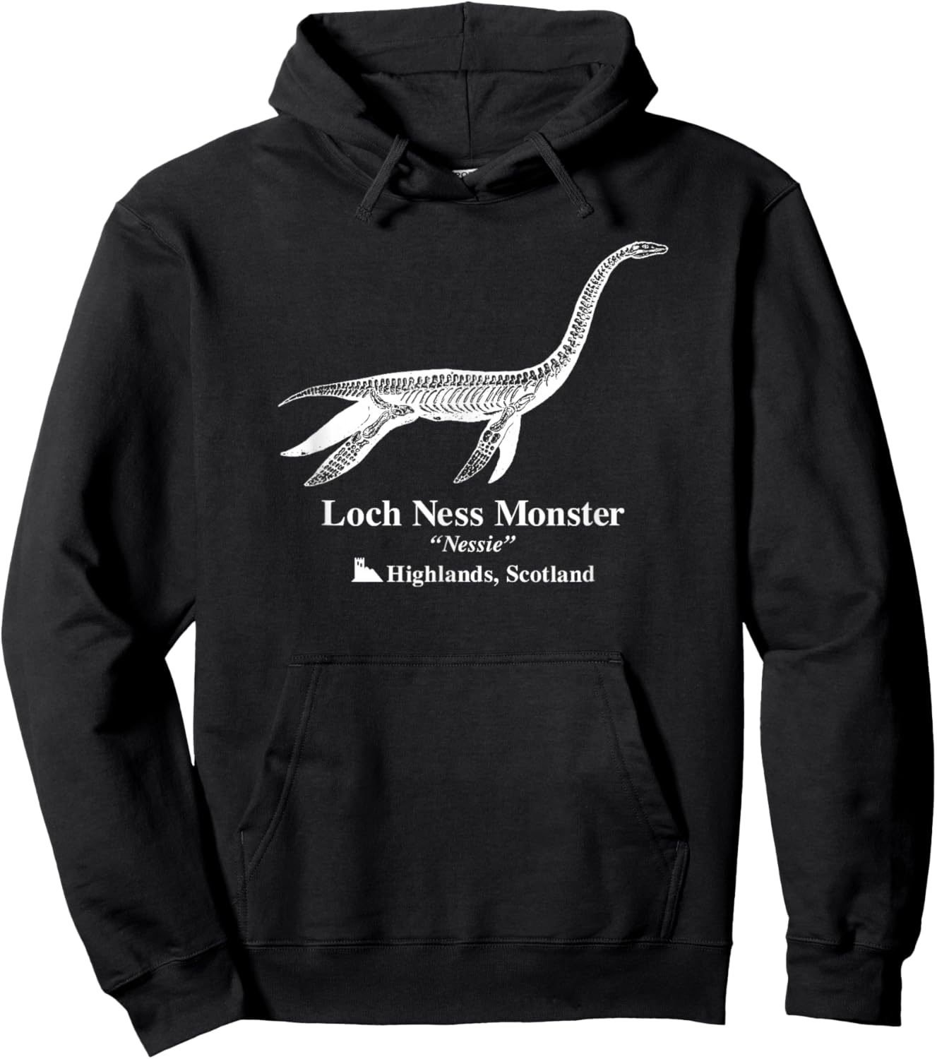 Trendy Loch Ness Monster Nessie Cryptozoology Hoodie - Hoodie | Black