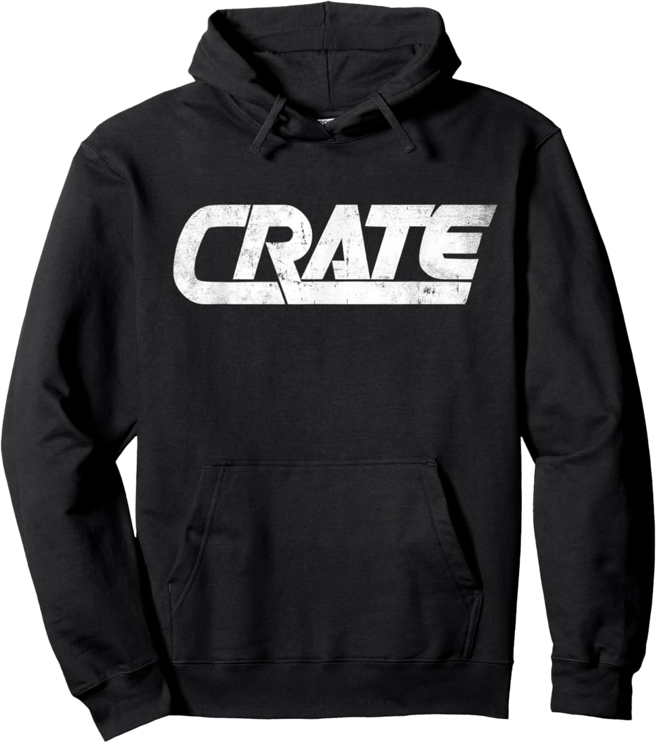 Crate Guitar Amp Retro Vintage Guitarist Hoodie - Hoodie | Black
