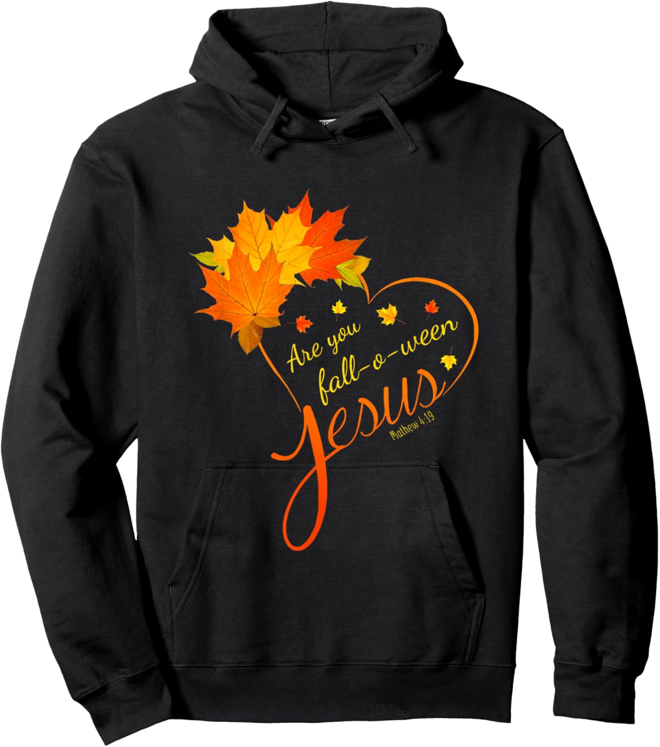 Are You Fall-o-ween Jesus Christian Hoodie - Hoodie | Black