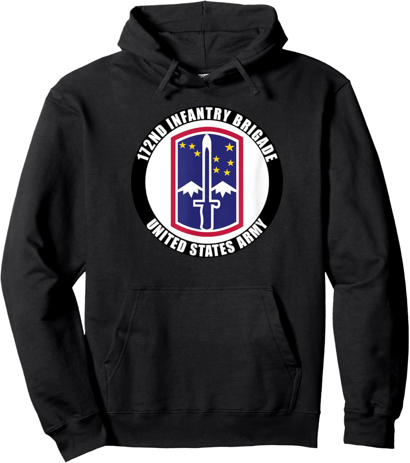 172nd Infantry Brigade United States Army Veteran Military Hoodie - Hoodie | Black